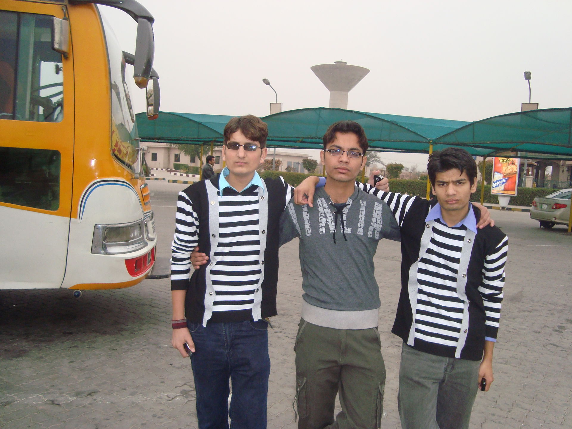 MOON JANI, ALI JANI & MOHSIN RAZA in Jahanian town