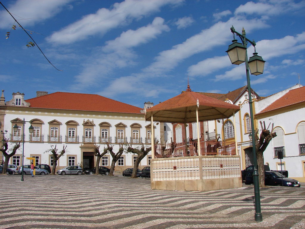 Plaza en esta localidad portuguesa del distrito de Portalegre.