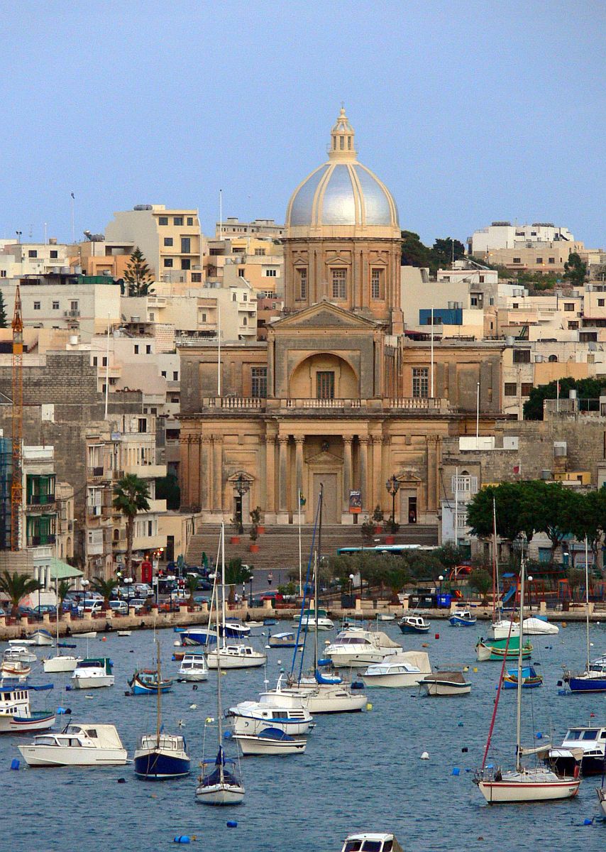 St. Joseph parish church in Kalkara, Malta