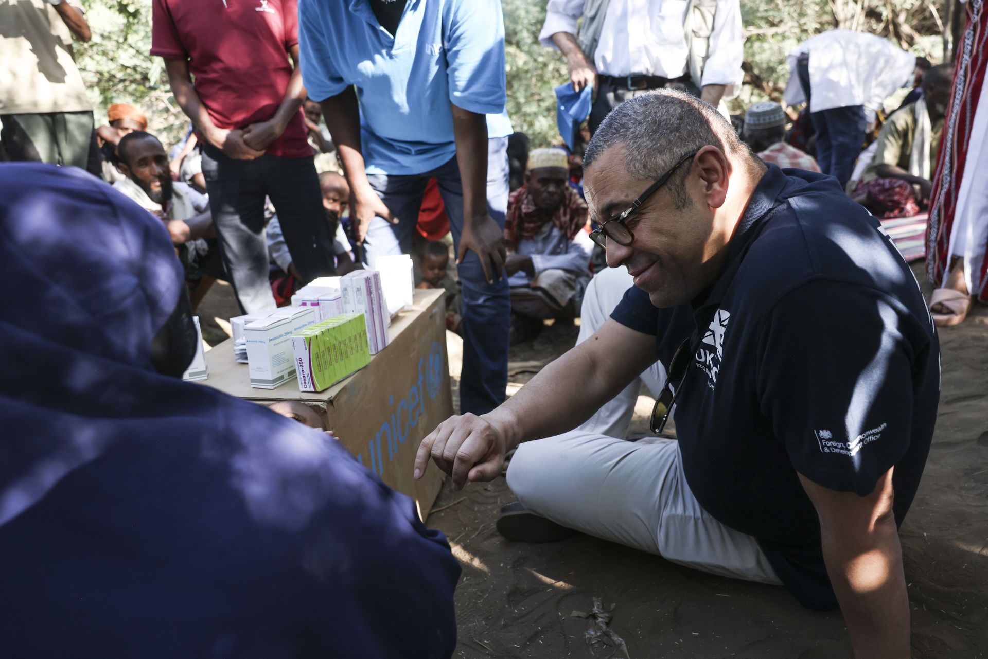 07/12/2022. Semera, Ethiopia. Foreign Secretary James Cleverly …