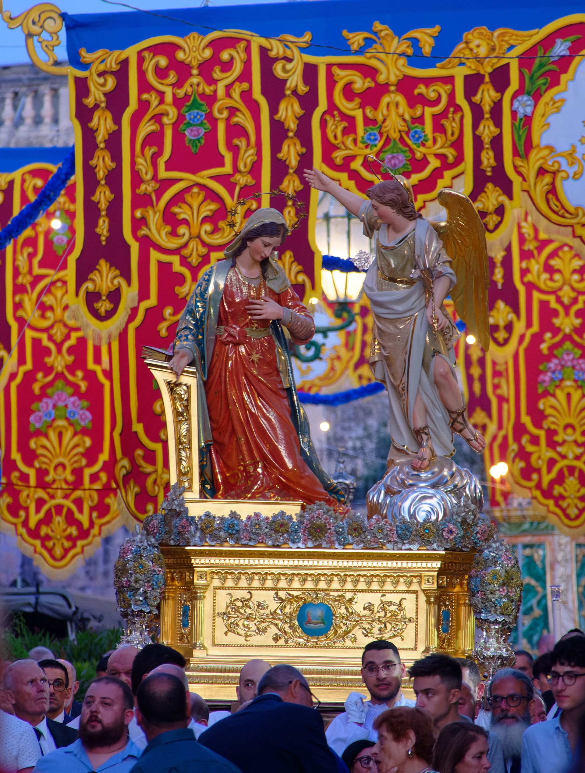 The procession of the Annunciation in Tarxien is a vibrant disp…