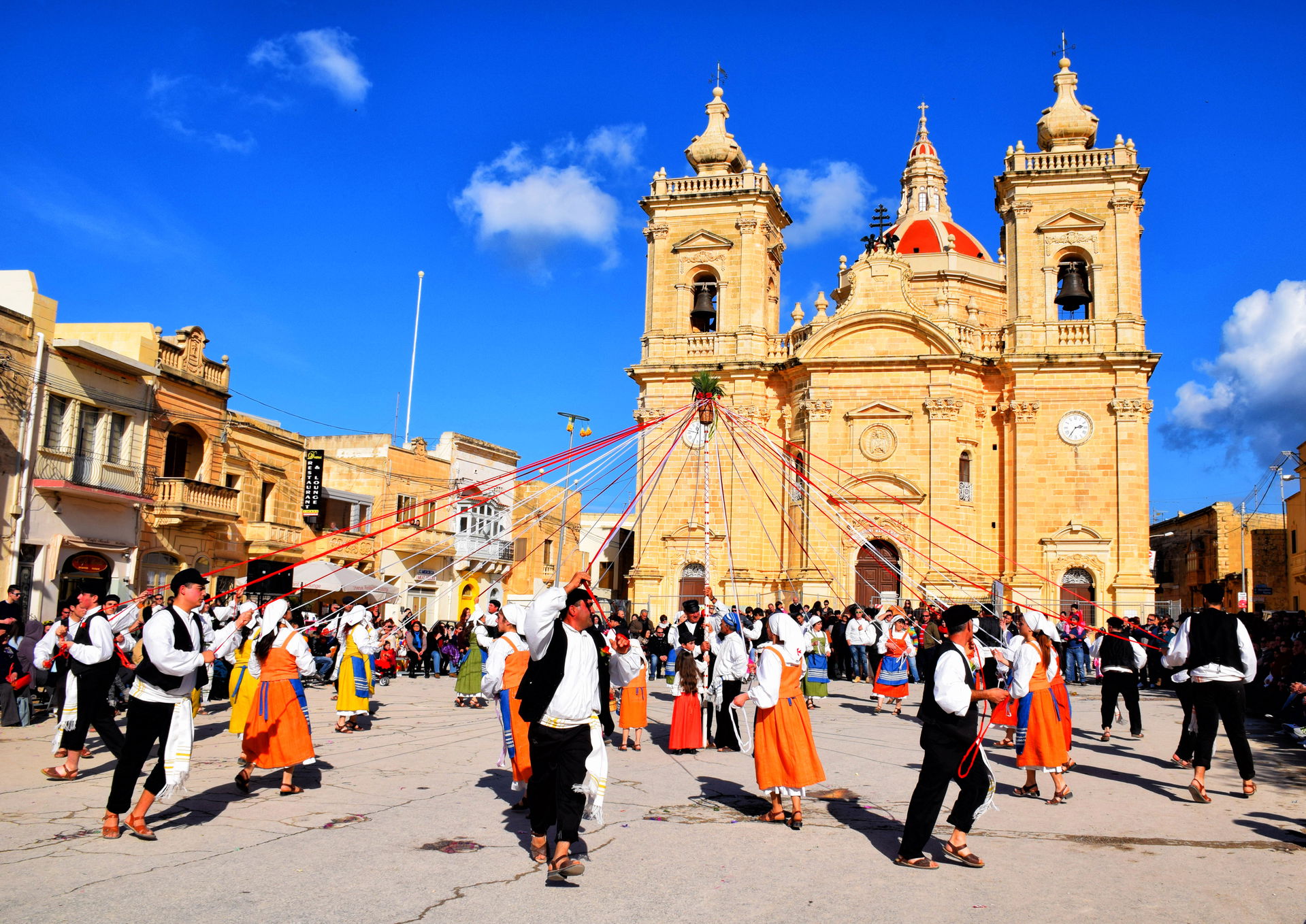 The maltese dance, Il-Maltija being danced by the kommutiva gro…