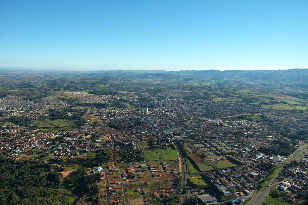 São João da Boa Vista - vista aérea