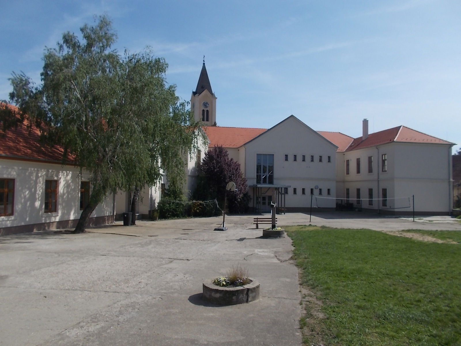: Courtyard of Balogh Antal school building former Graz sisters…