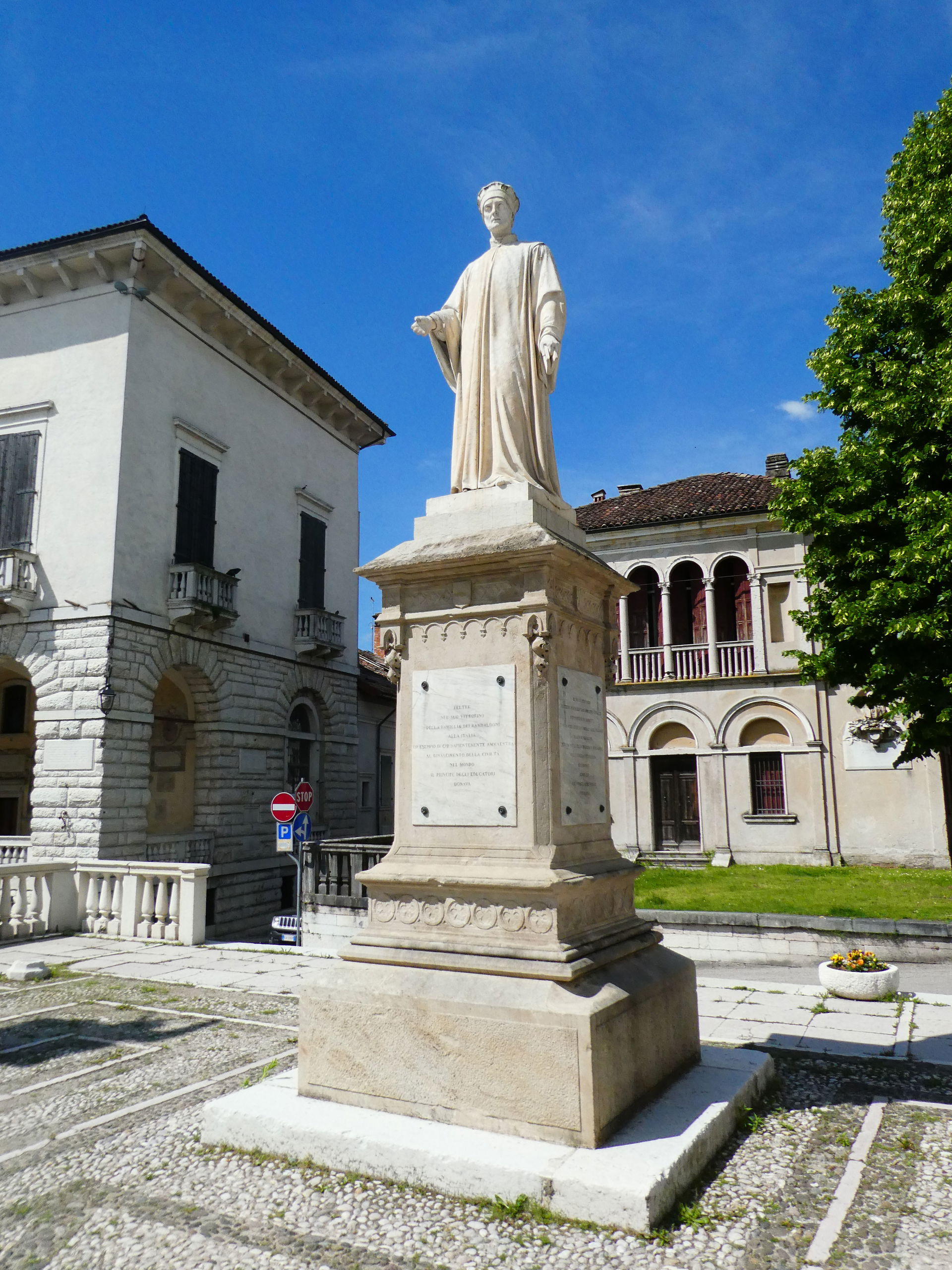 Feltre (Veneto, Italy) - Monument to Vittorino da Feltre