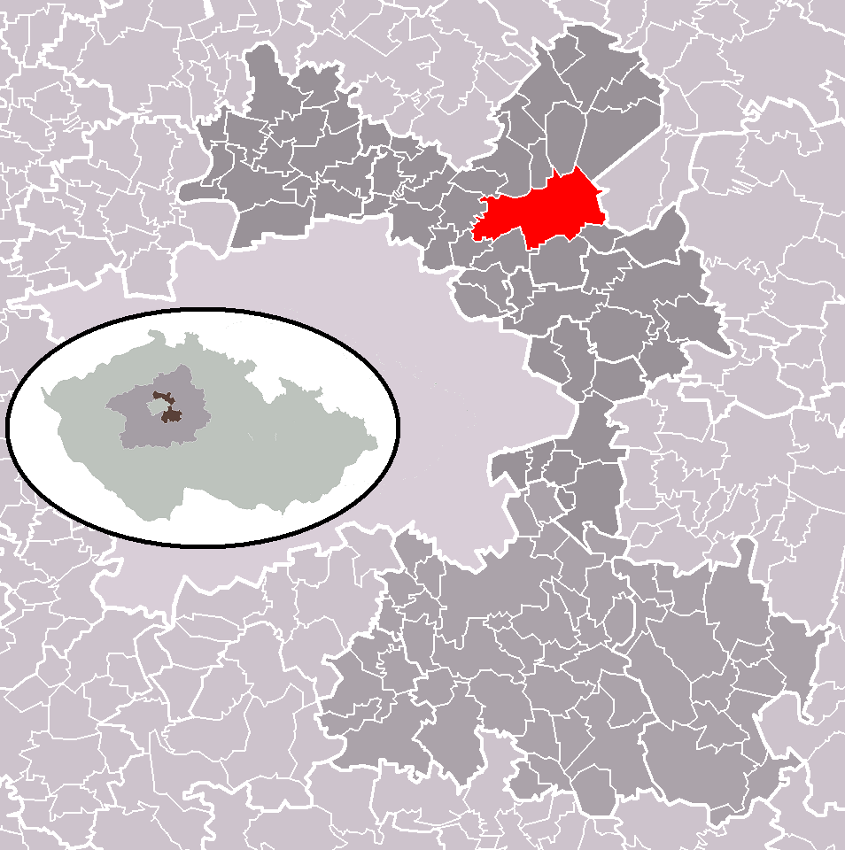 Location of Brandýs nad Labem-Stará Boleslav town within Prague…