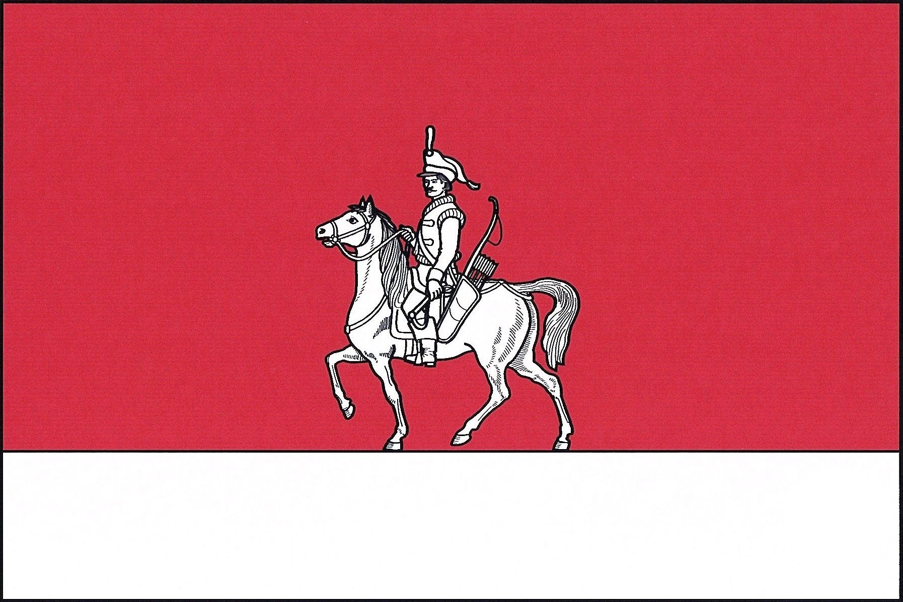 The flag of Lipcani, Moldova