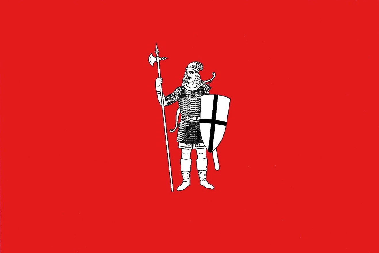Flag of Strășeni, Moldova