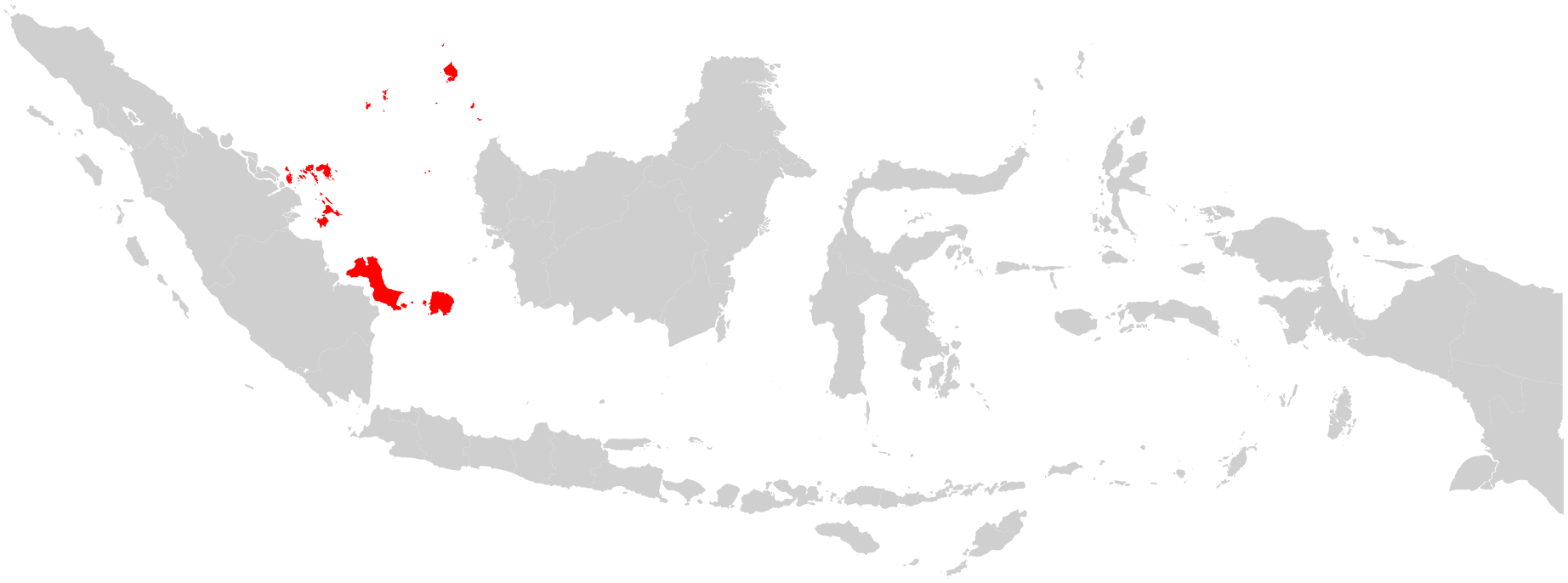 Location of the Diocese of Pangkal-Pinang in Indonesia