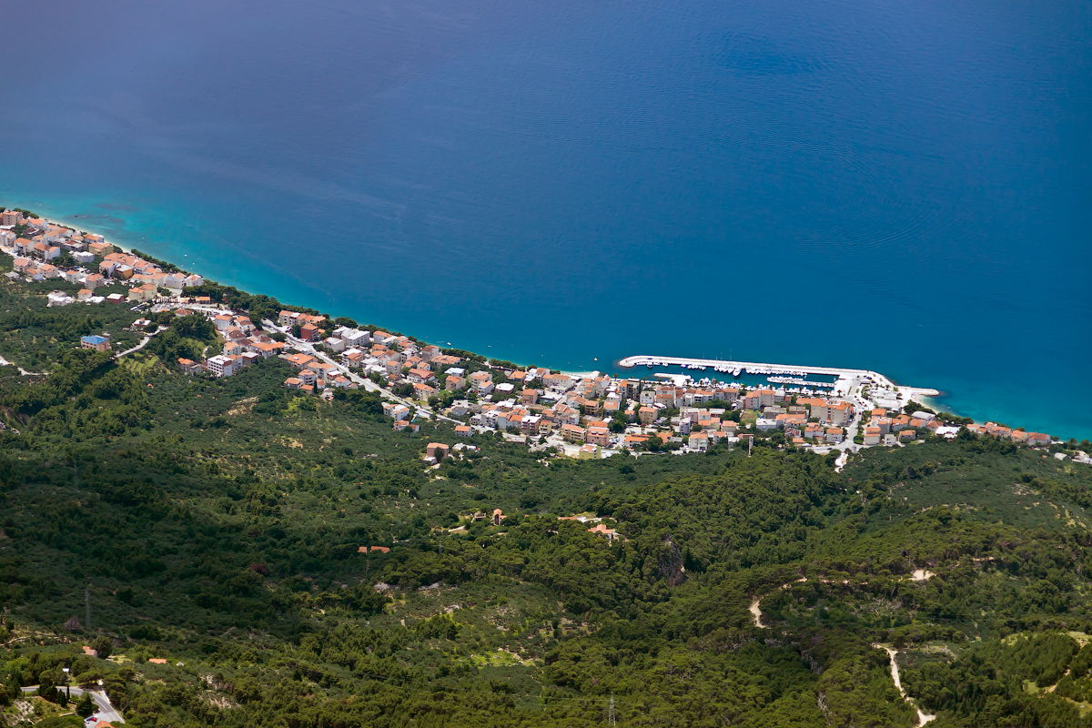 as seen from Biokovo