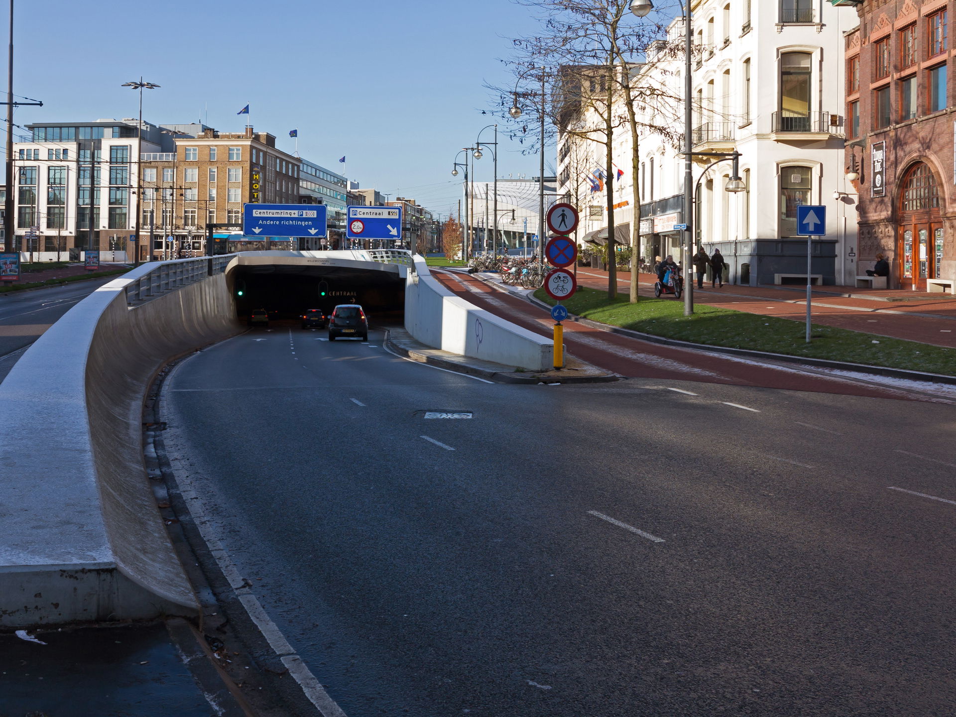 Arnhem, tunnel: de Willemstunnel