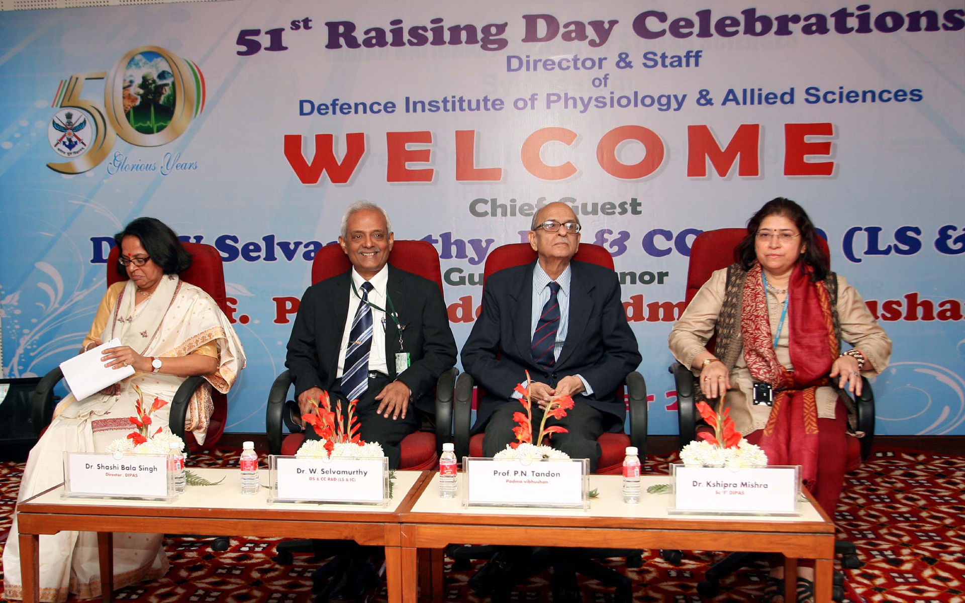 The DS & CC R&D (LS&IC), DRDO, Dr. W. Selvamurthy, …