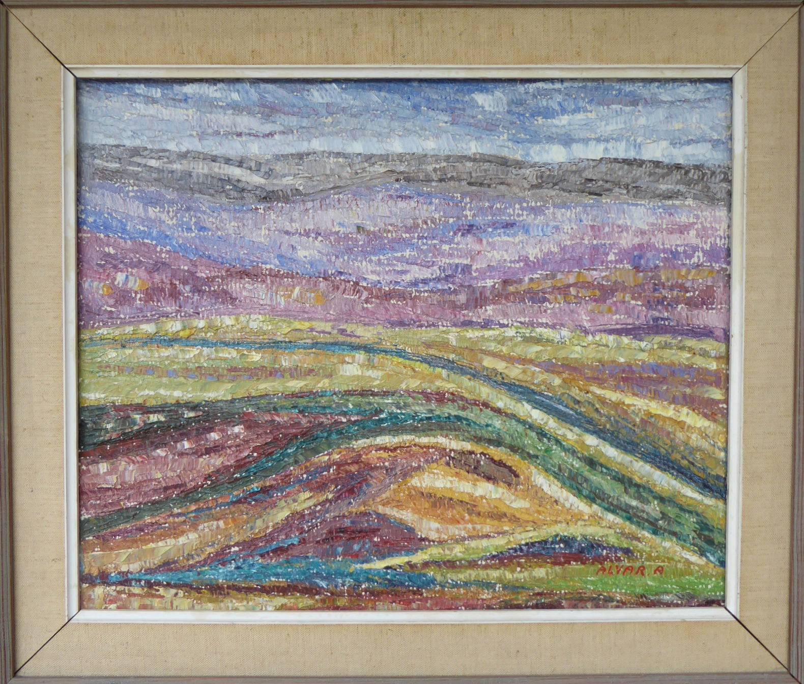 Oil painting by my grandfather Alvar Andersson (1916-2003), Ask…