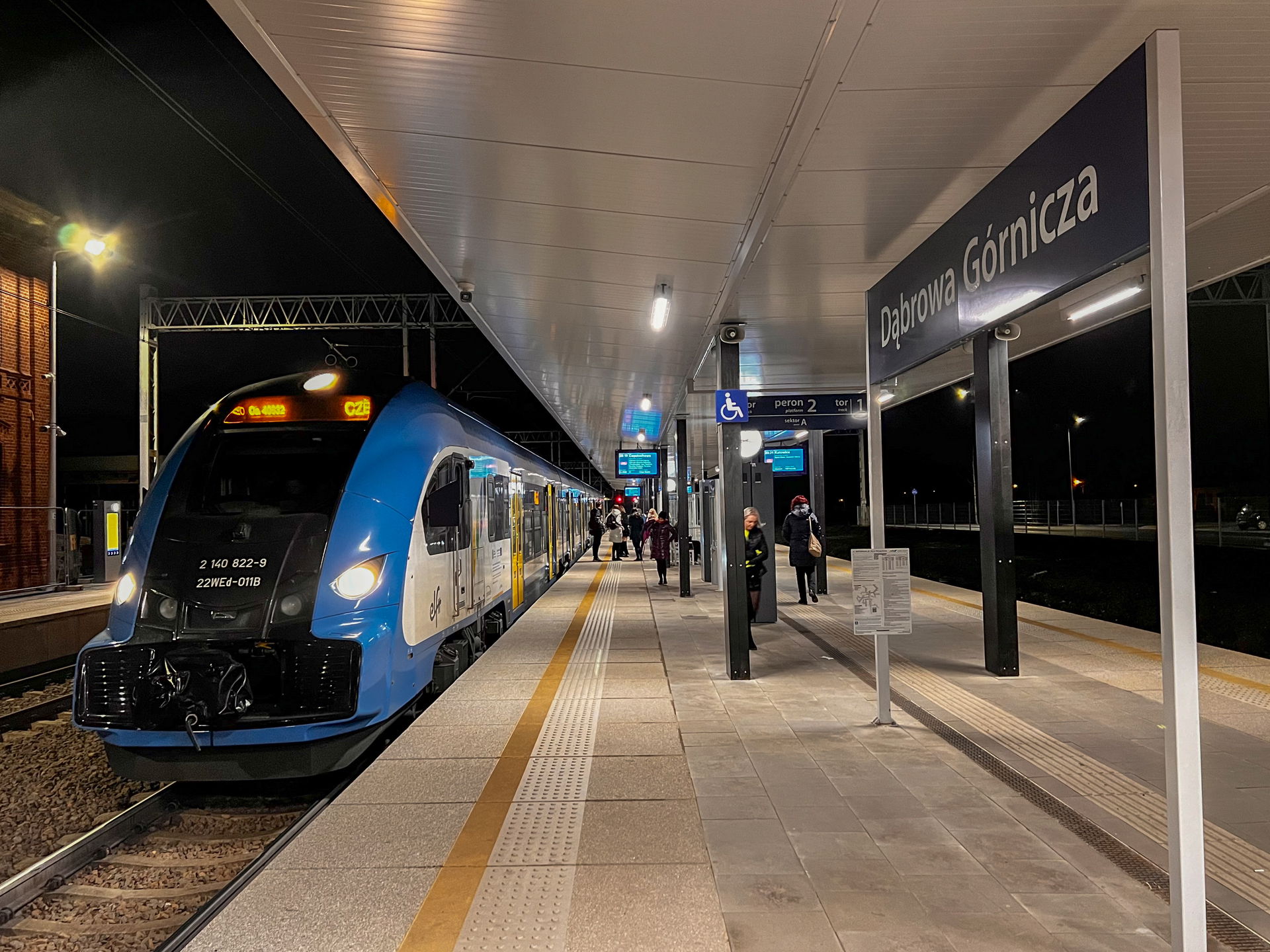 Dąbrowa Górnicza railway station - the main passenger station f…