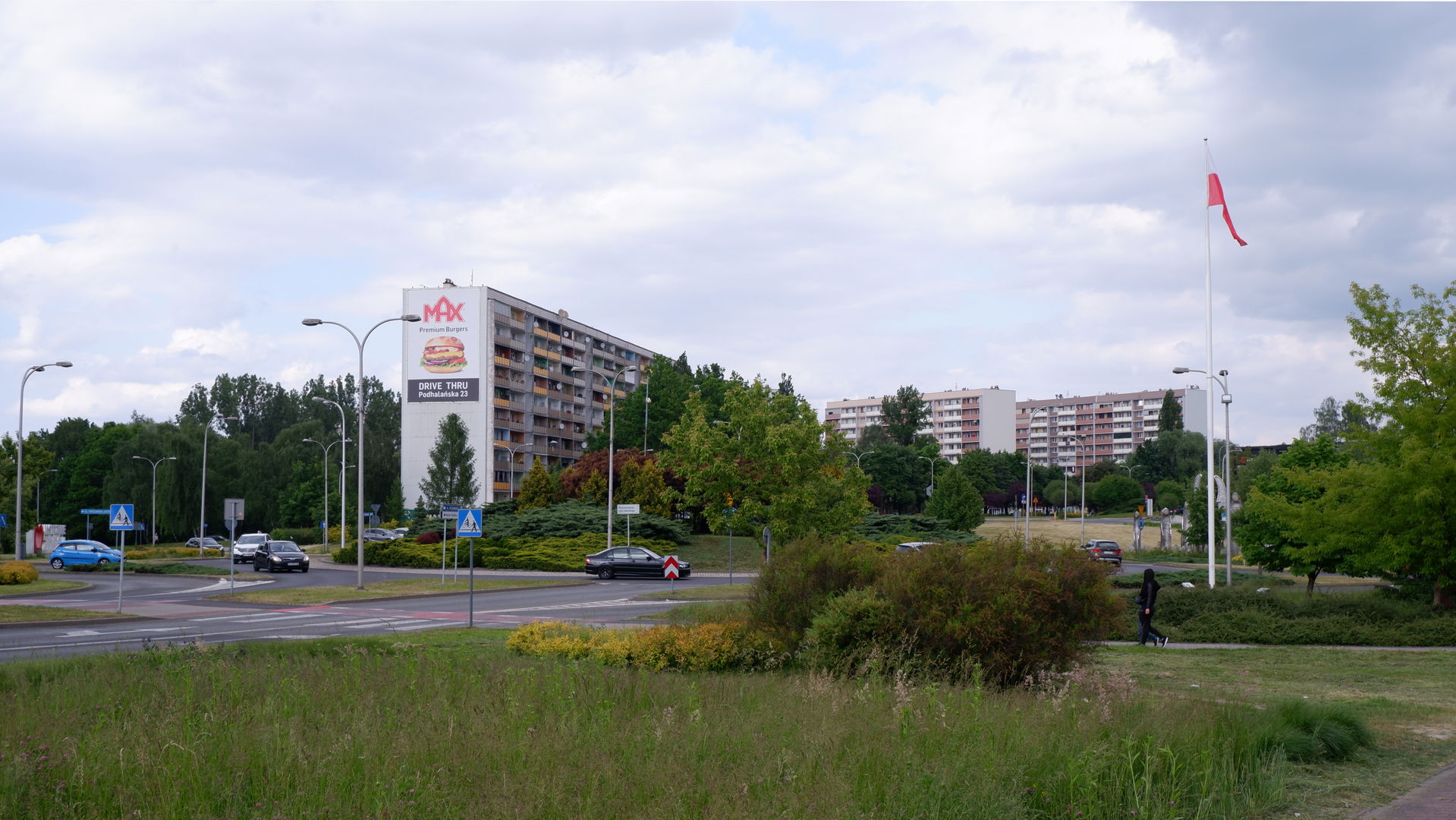 View of Morcinka housing estate in Jastrzębie-Zdrój, Poland