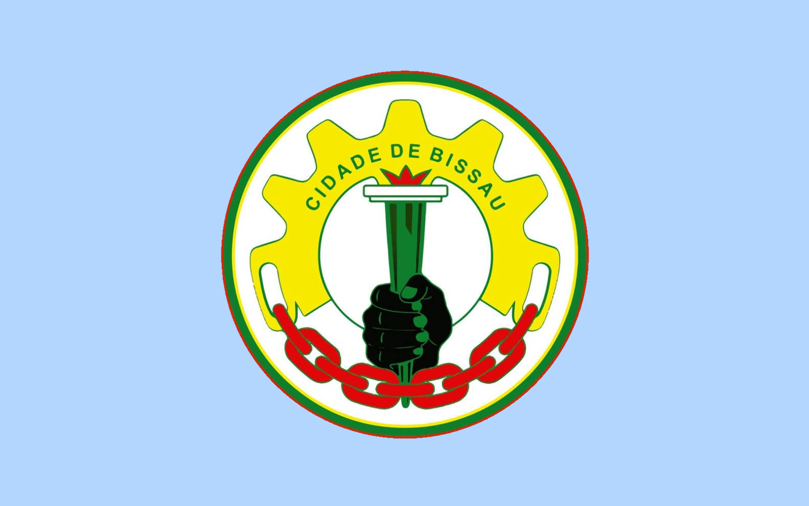 Flag of Bissau, The Capital Guinea-Bissau