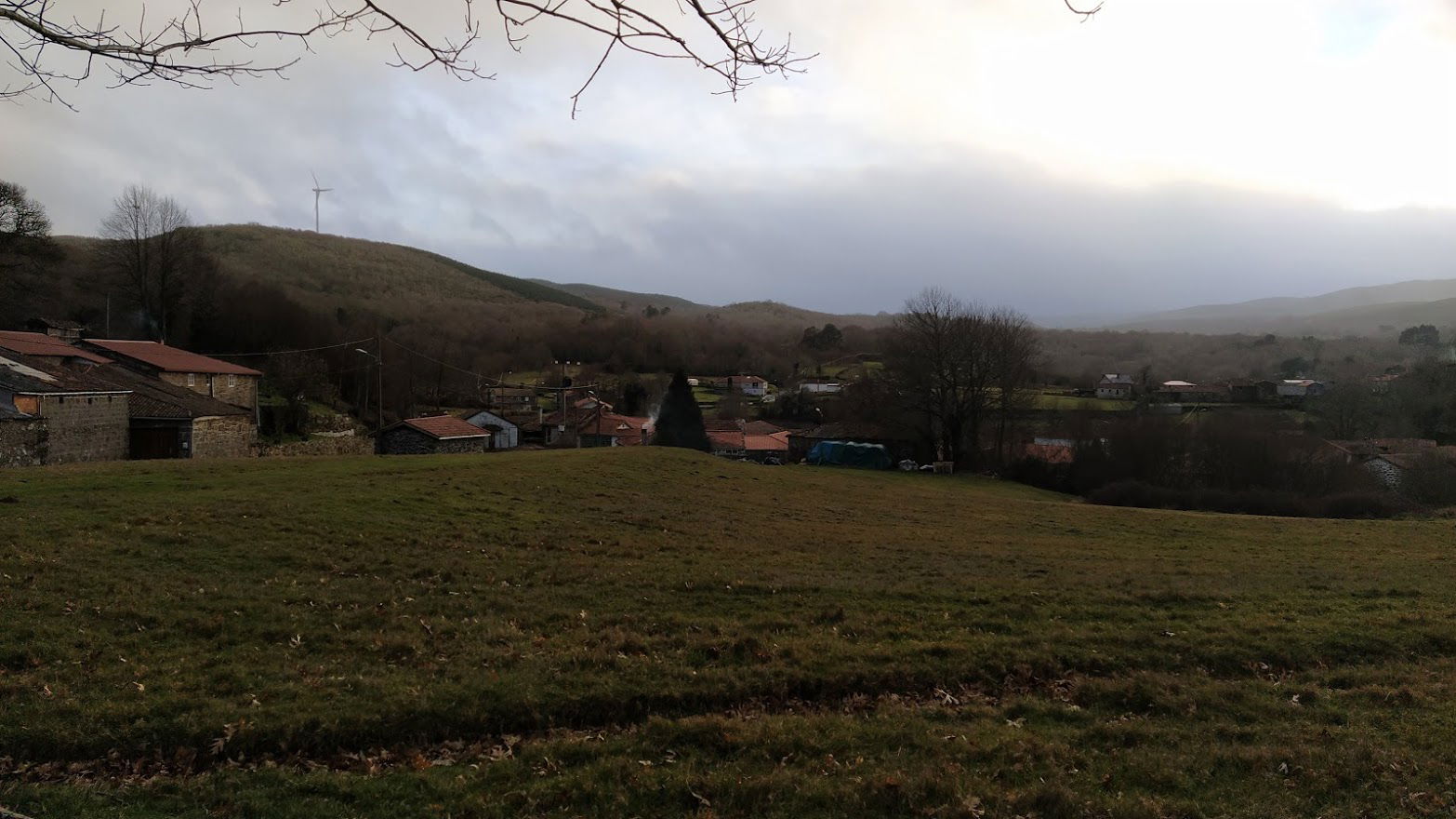 Vista de Barreiro, Santa María de Cexo (Verea, Ourense)