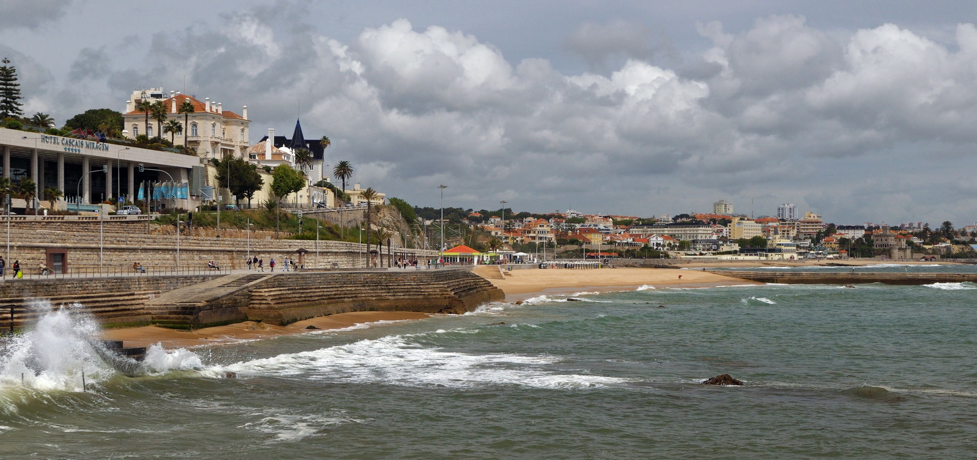 Cascais. Portugal. Hotel Cascais Miragem and Praia das Moitas