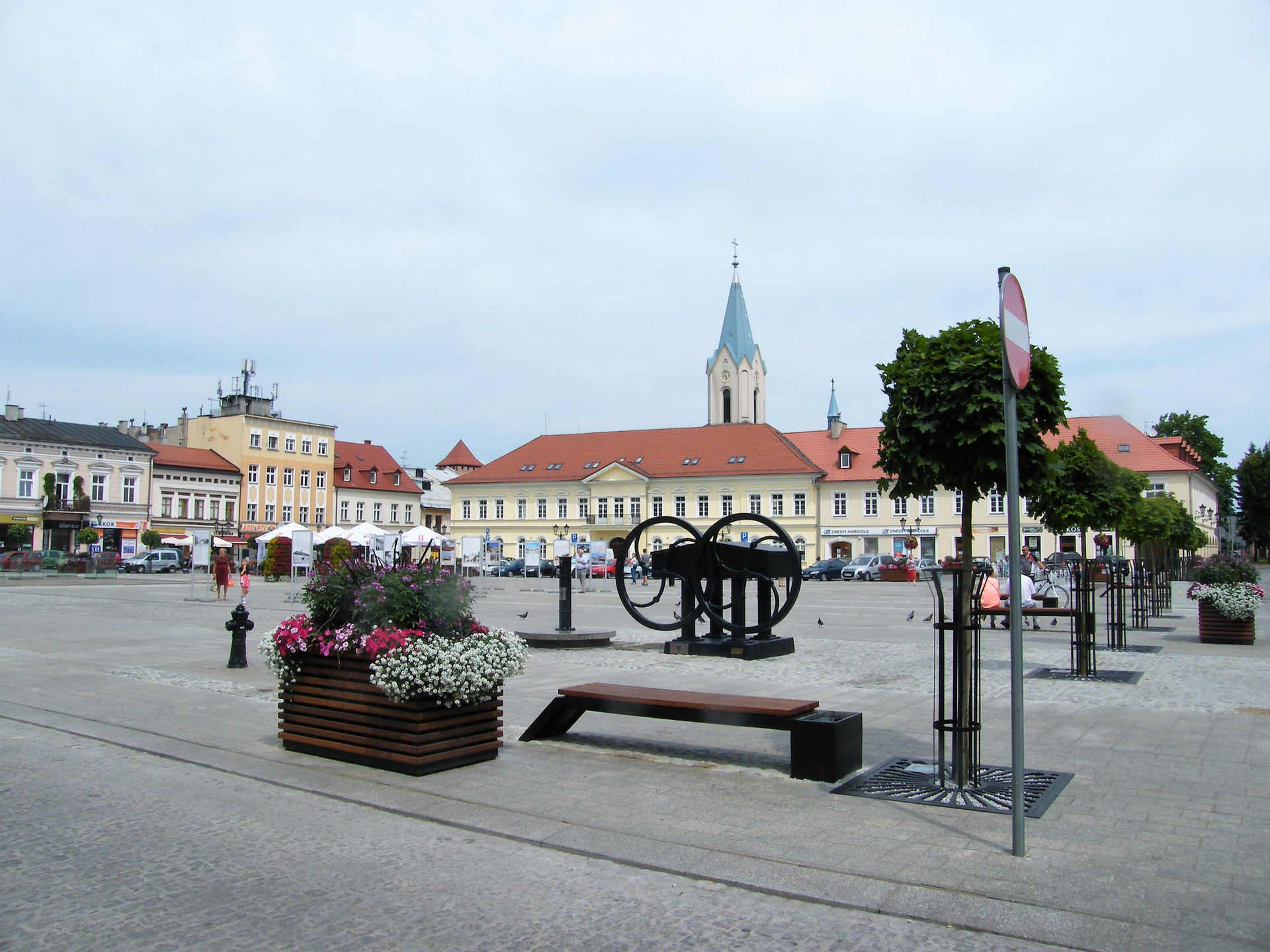 Oświęcim, układ urbanistyczny,  XIV/XV,  XIX/XX