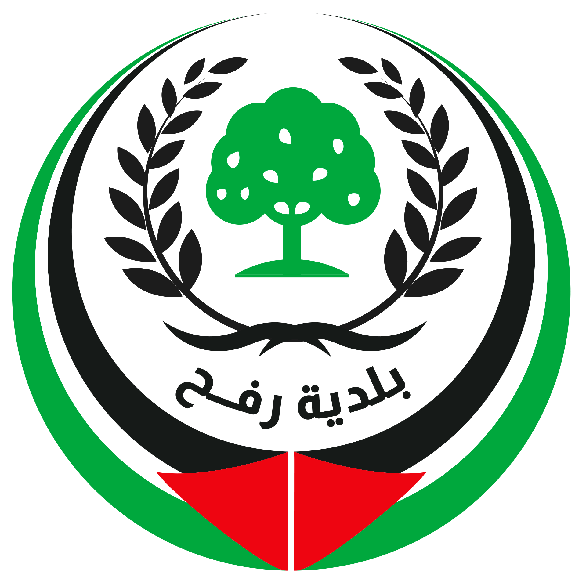 This is the logo for the palestinian city Rafah.
Further detai…