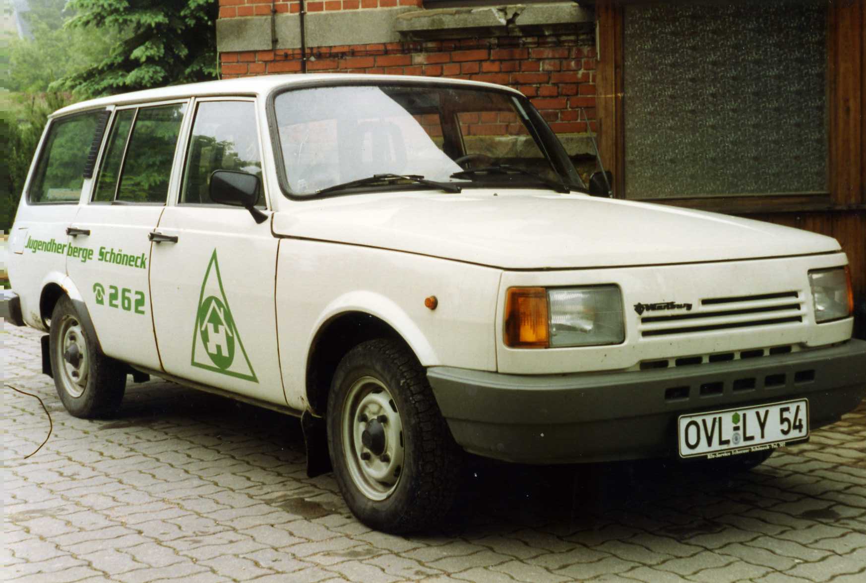 The Youth Hostel father's  (or mother's) Wartburg estate in 199…