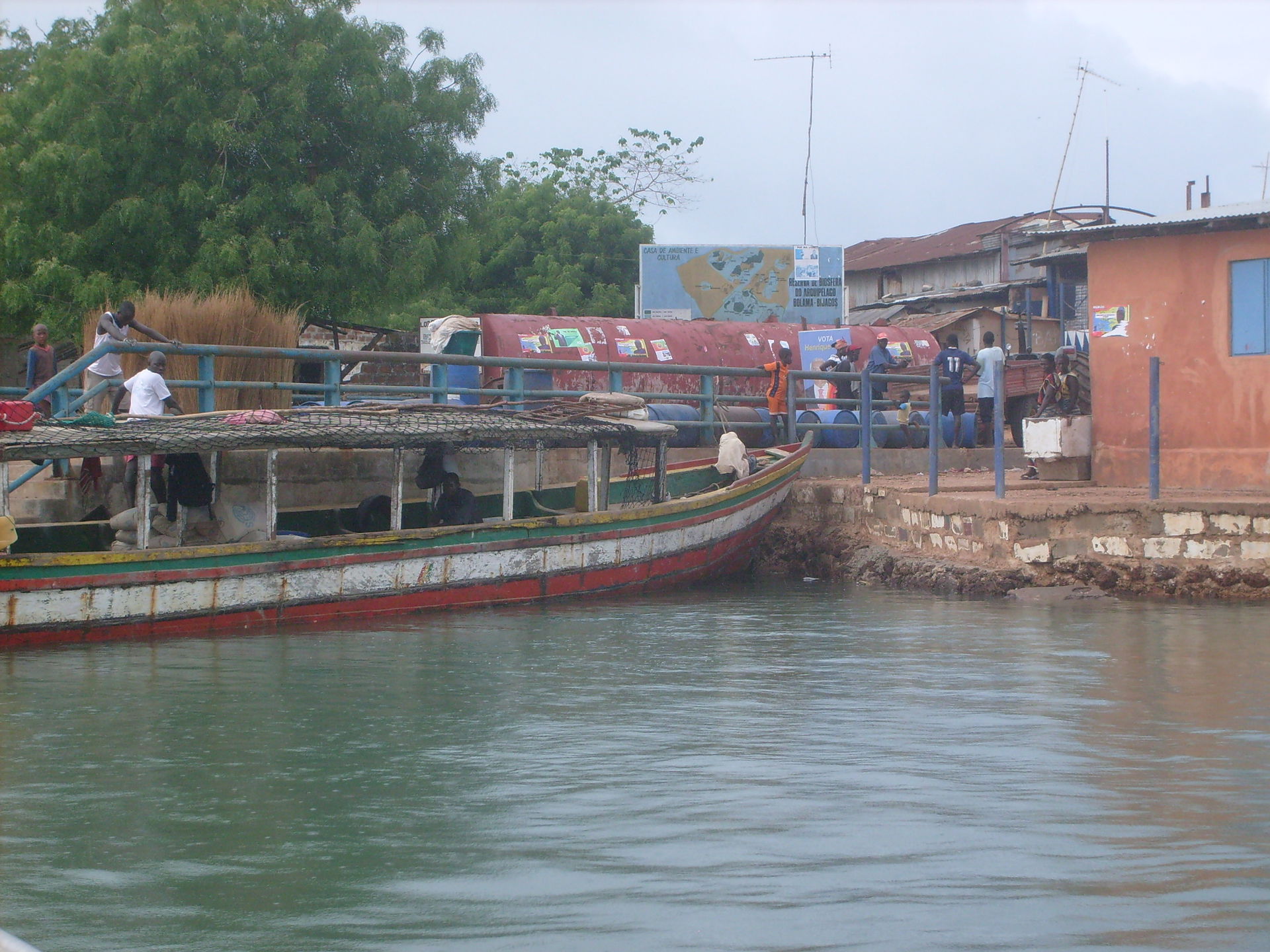 Bubaque, Guinea-Bissau, port area