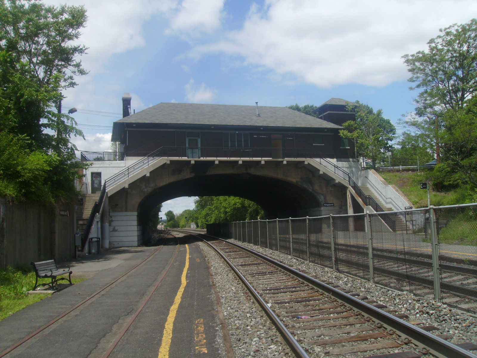 The Kingsland New Jersey Transit Station in the Kingsland secti…