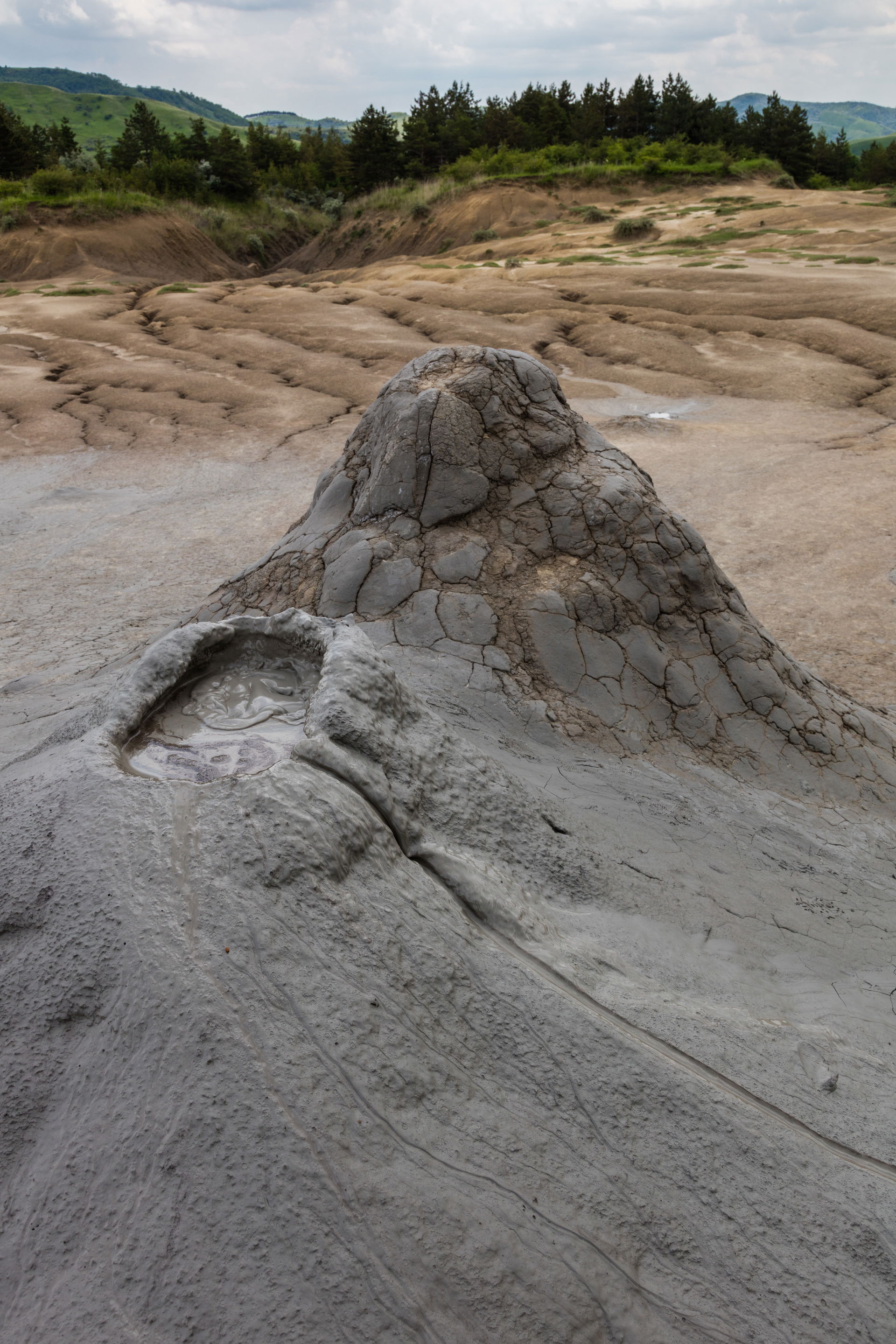 Mud volcanoes, Buzau, Romania