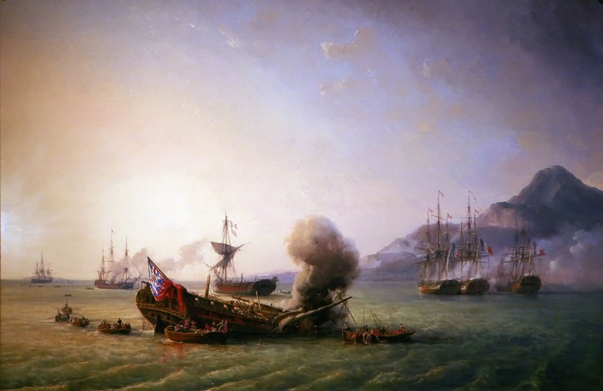 Battle of Grand PortVisible are, from left to right:

HMS Iphig…
