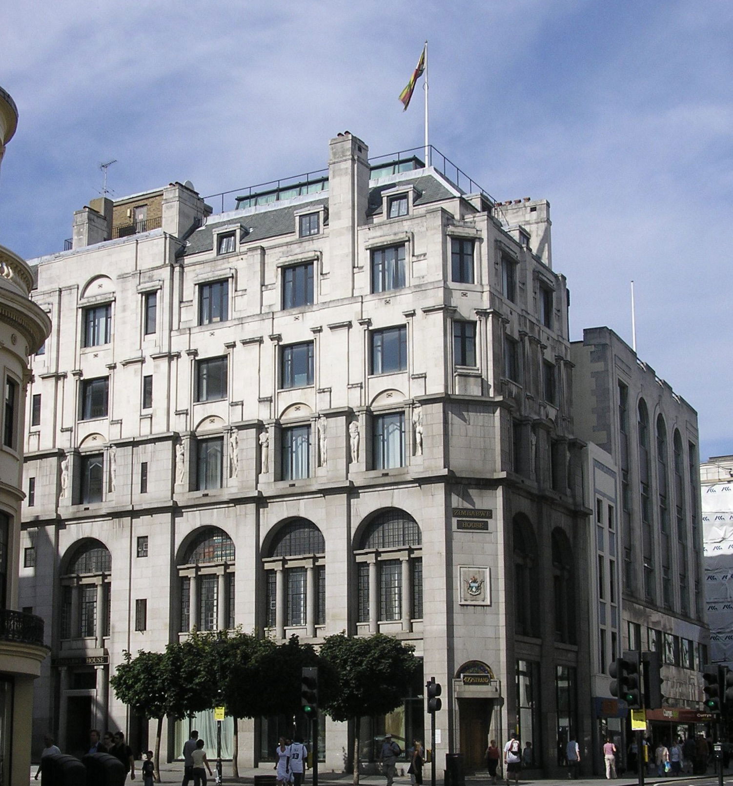 Zimbabwe House, Embassy of the Republic of Zimbabwe in London, …