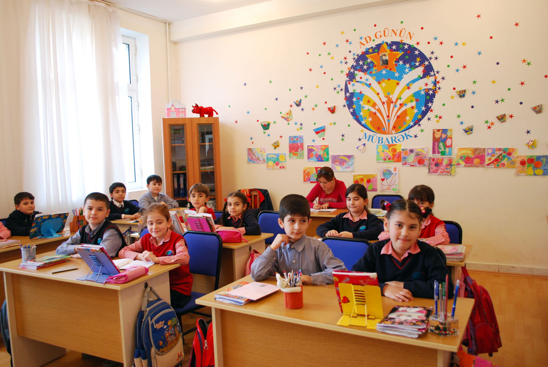 Dunya School students in a classroom