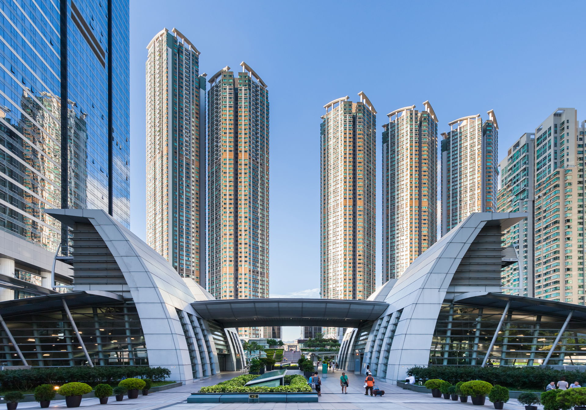 Entrance to Kowloon Station within the Union Square project, We…