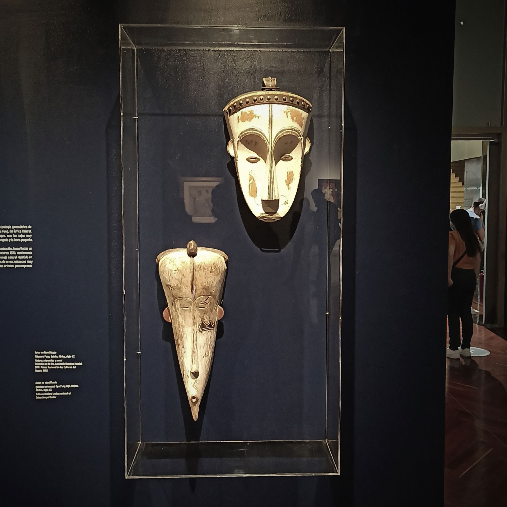 Gabonese Fang masks. Museo del Palacio de Bellas Artes, Mexico …