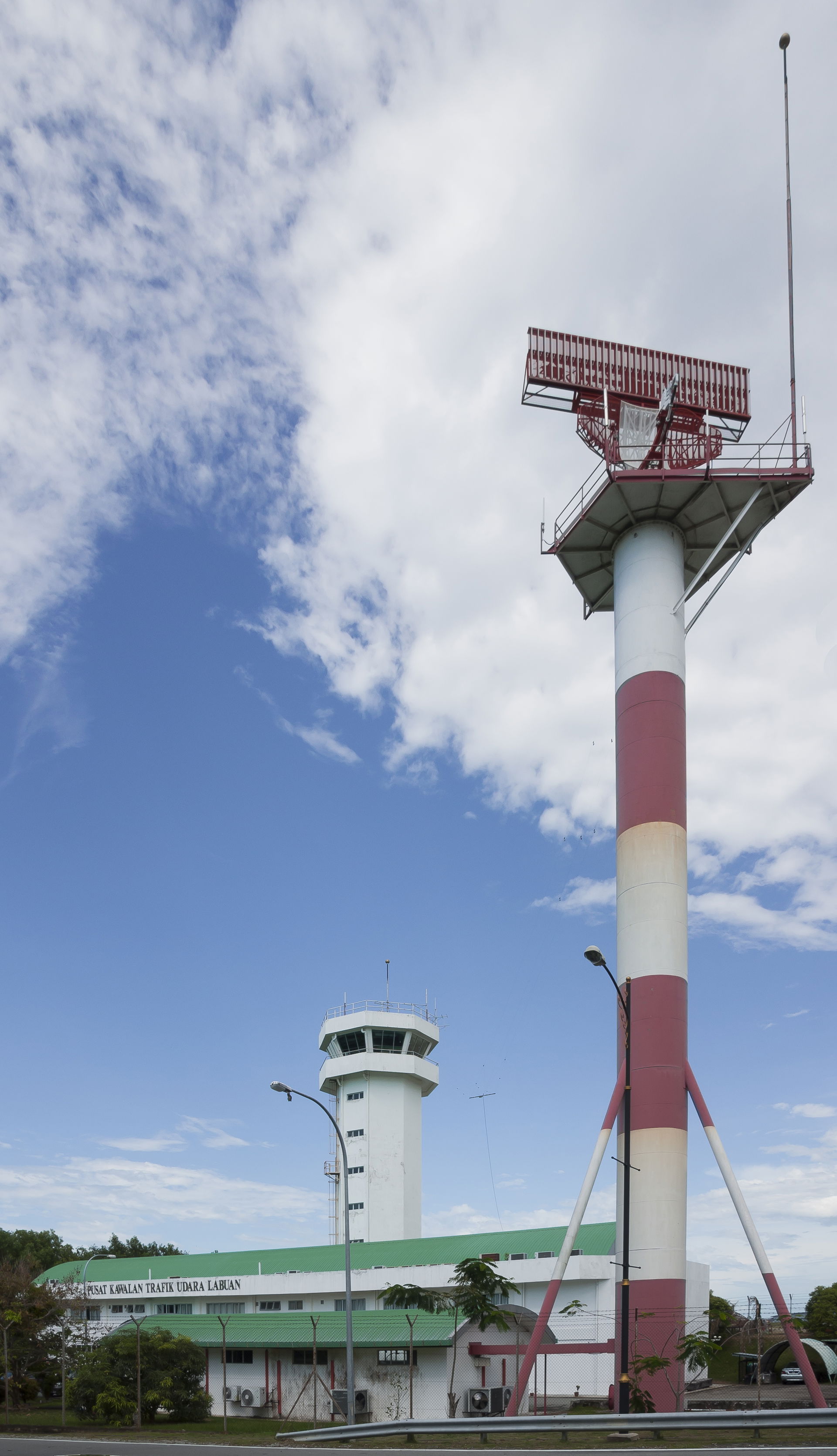 Labuan, Malaysia: Labuan Airport; Control Tower and Air traffic…