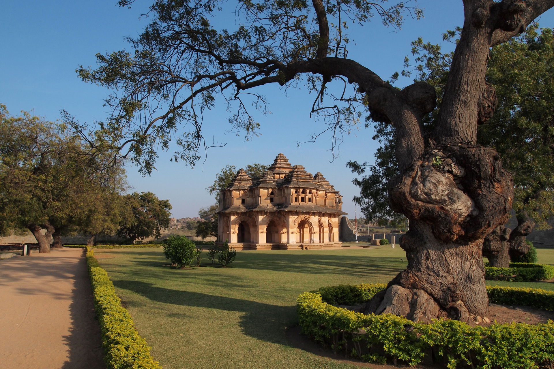 Hampi, Karnataka, India. Ancient temples at Hampi, Vijayanagara…
