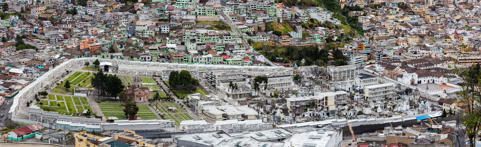 Cemetery of San Diego in the Historic Center of Quito, Ecuador,…