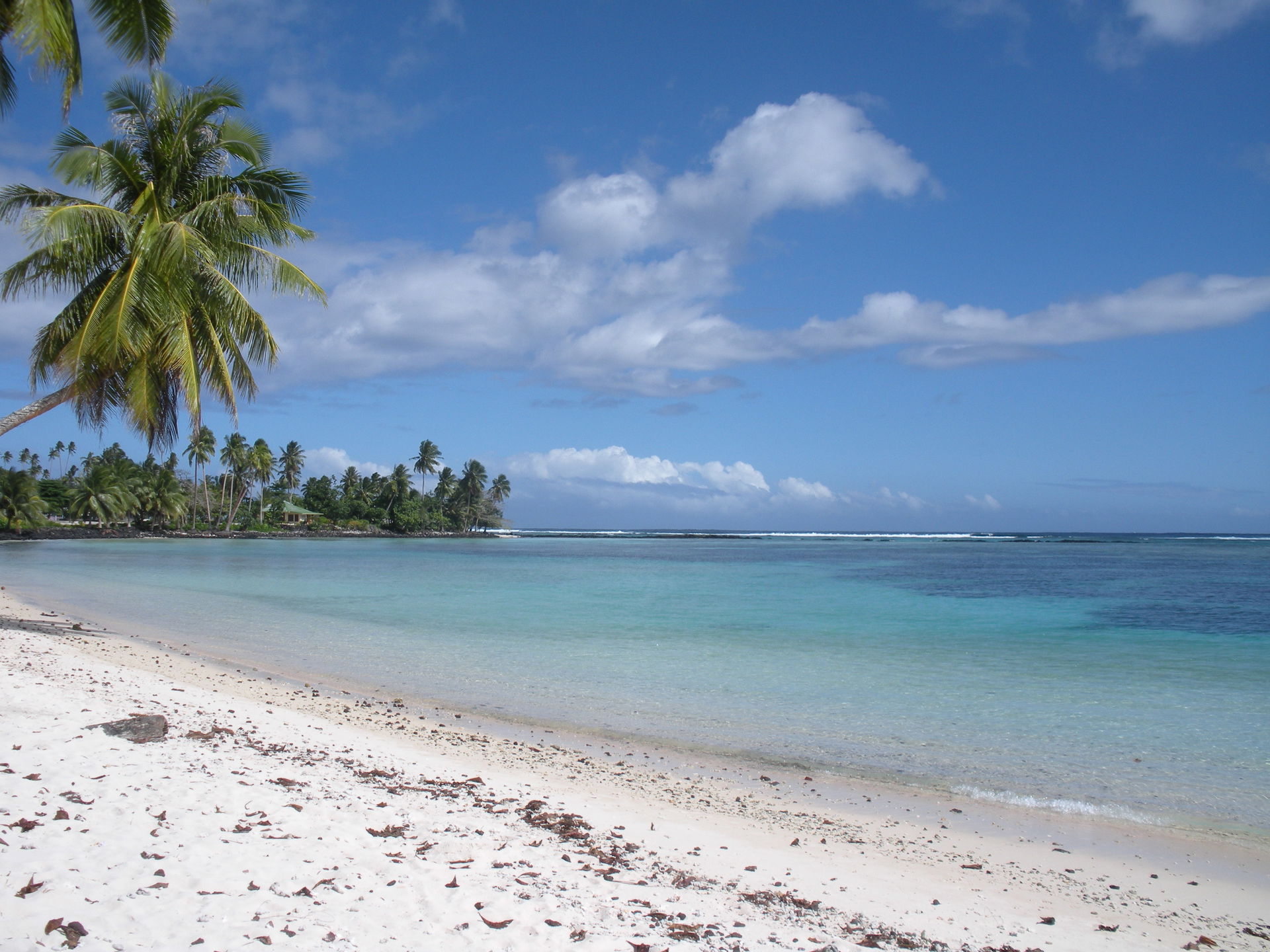 Beach view on Upolu Island, Samoa, 2009