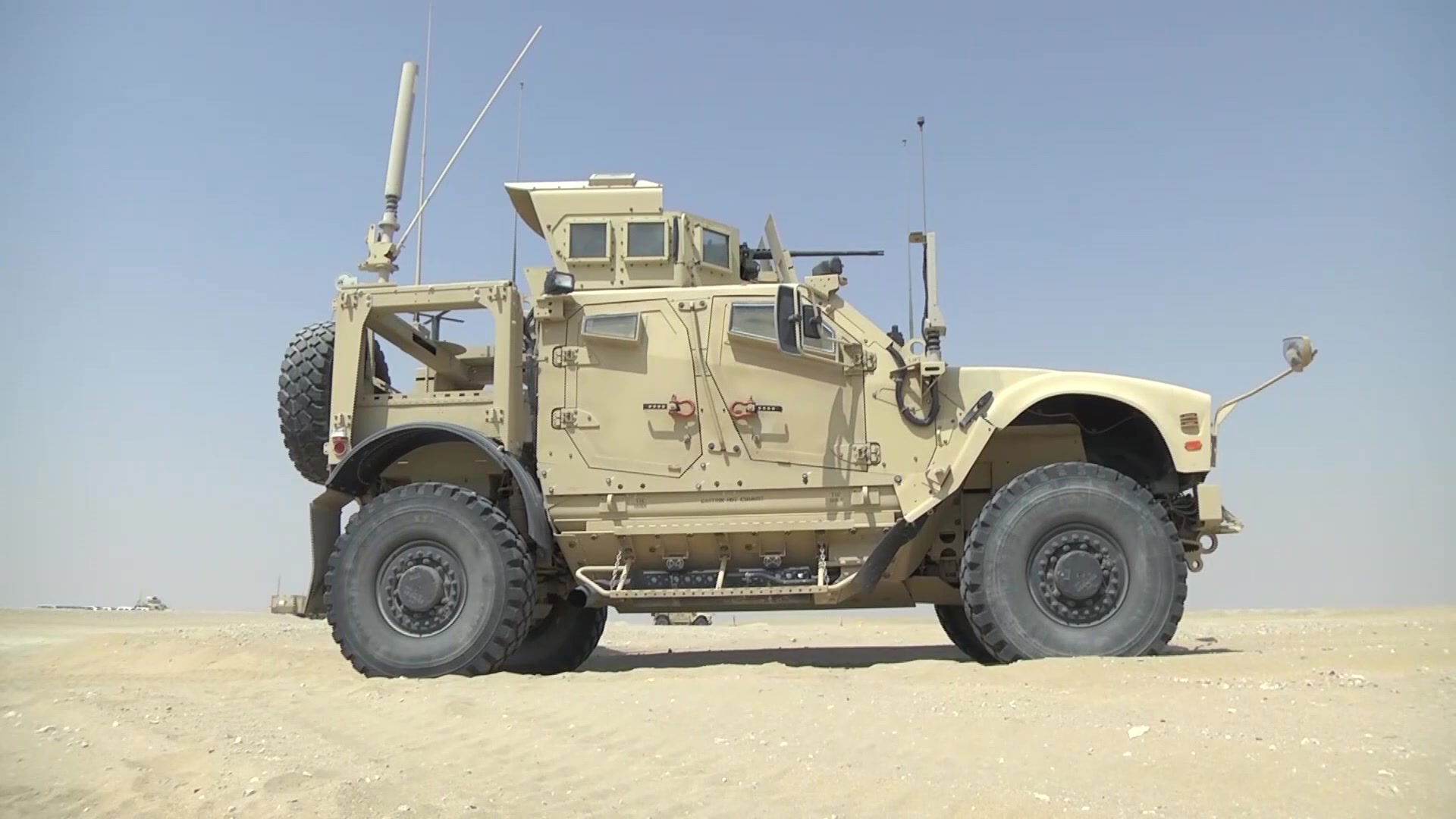 This is a picture taken of a M-ATV in a live fire exercise in C…