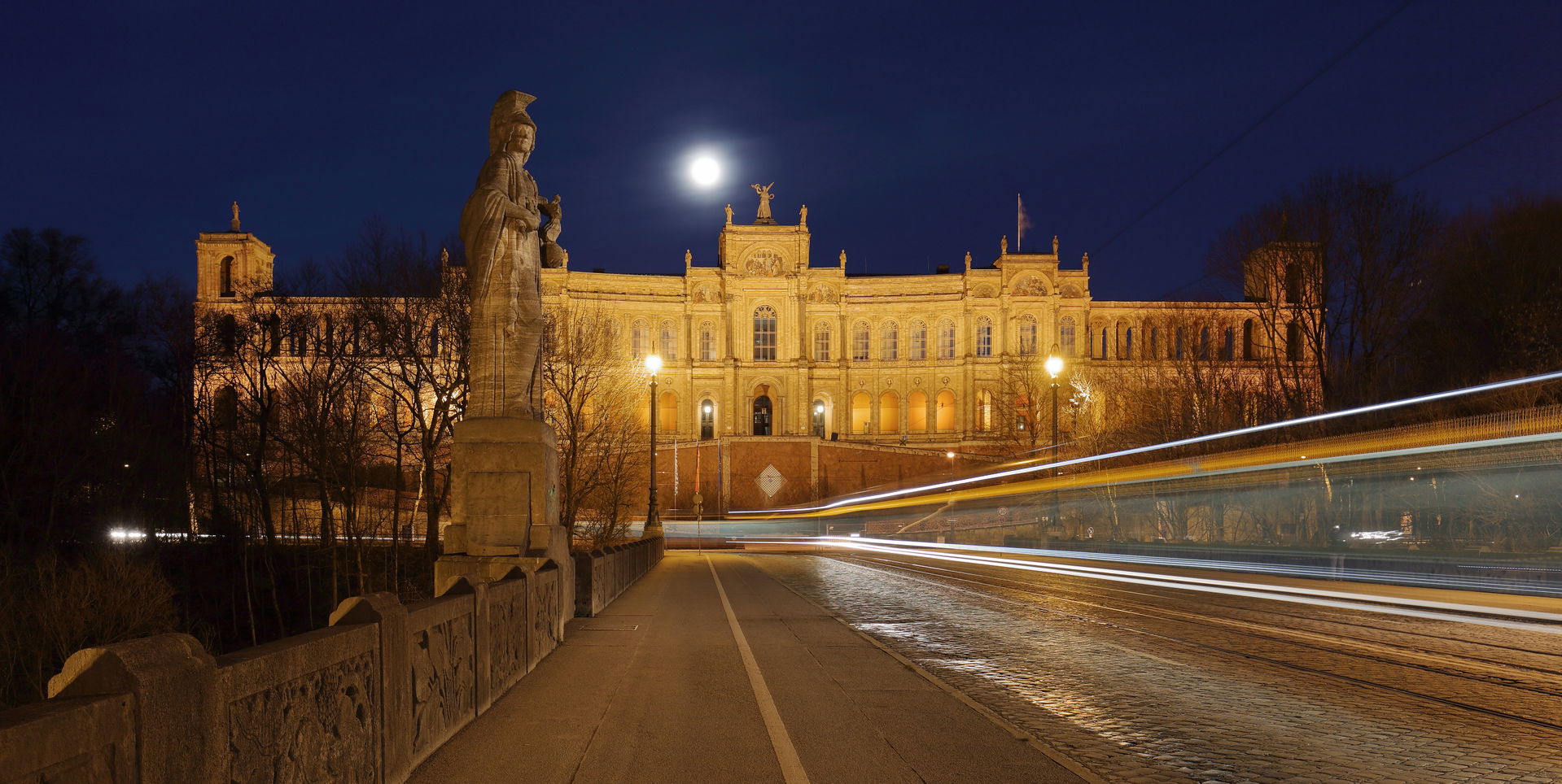 The Maximilianeum, seat of the Bavarian State Legislature, at n…