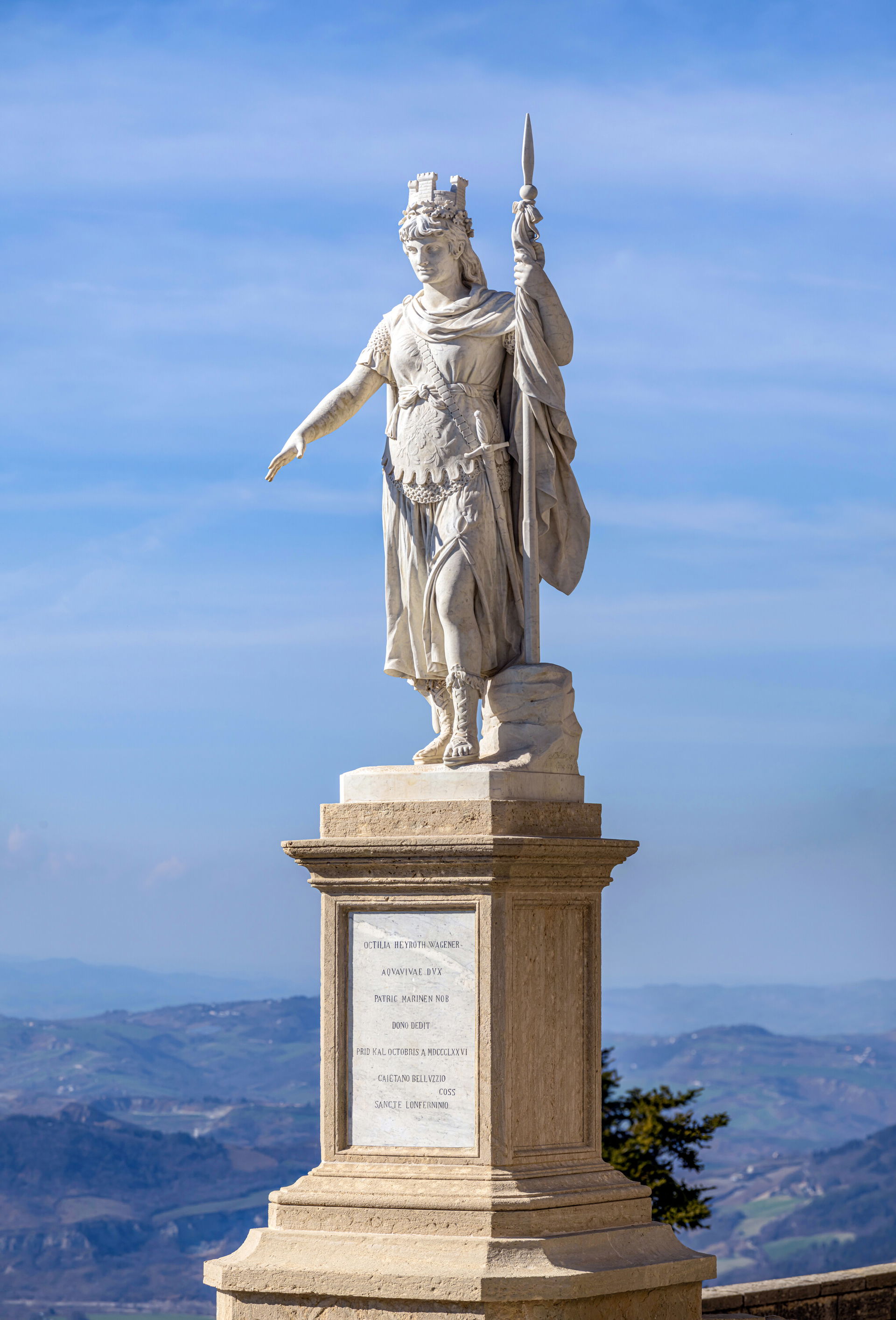 The Statue of Liberty of San Marino is a gift received from a G…