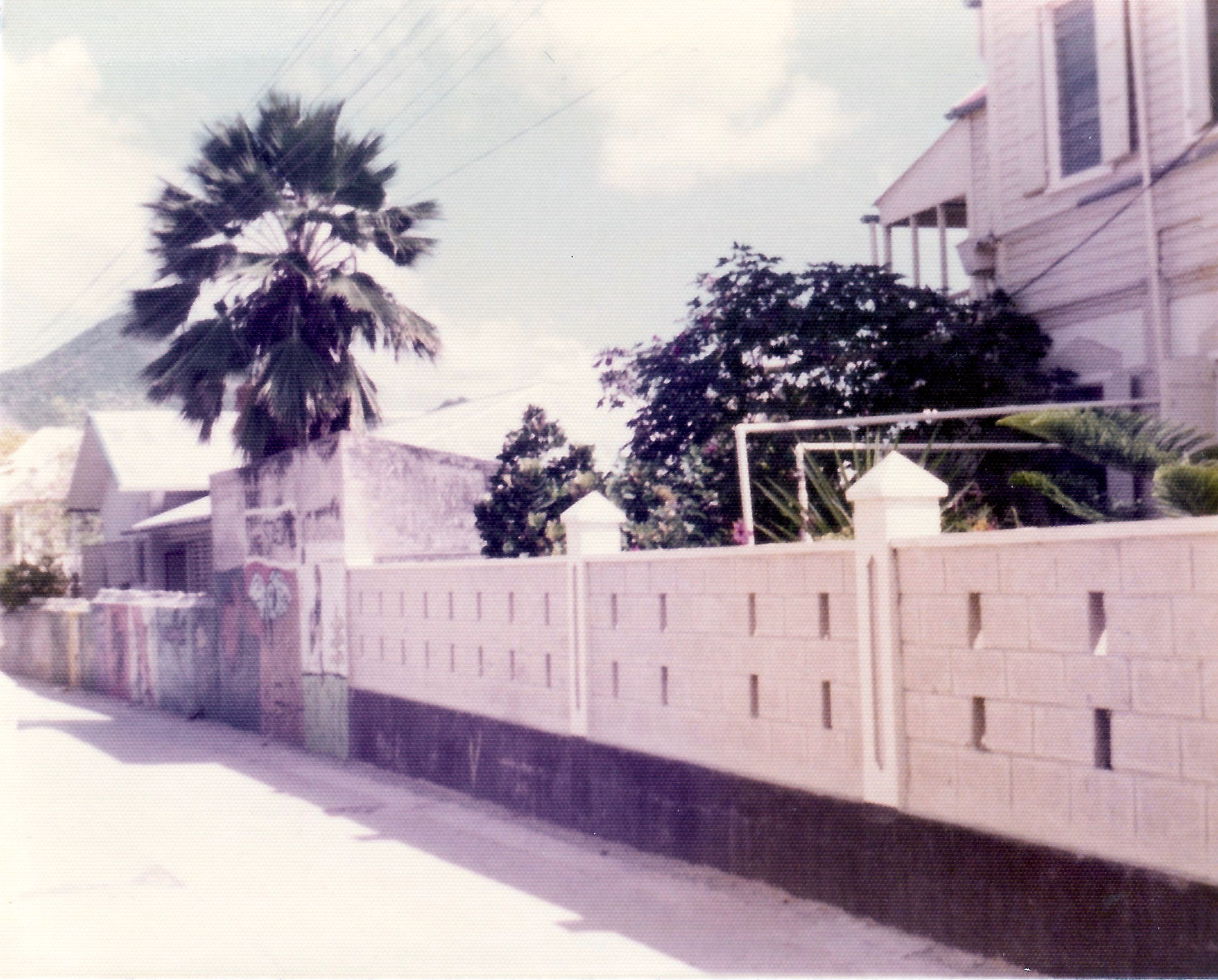 Visiting Sint Maarten from cruise ship stop in February 1975