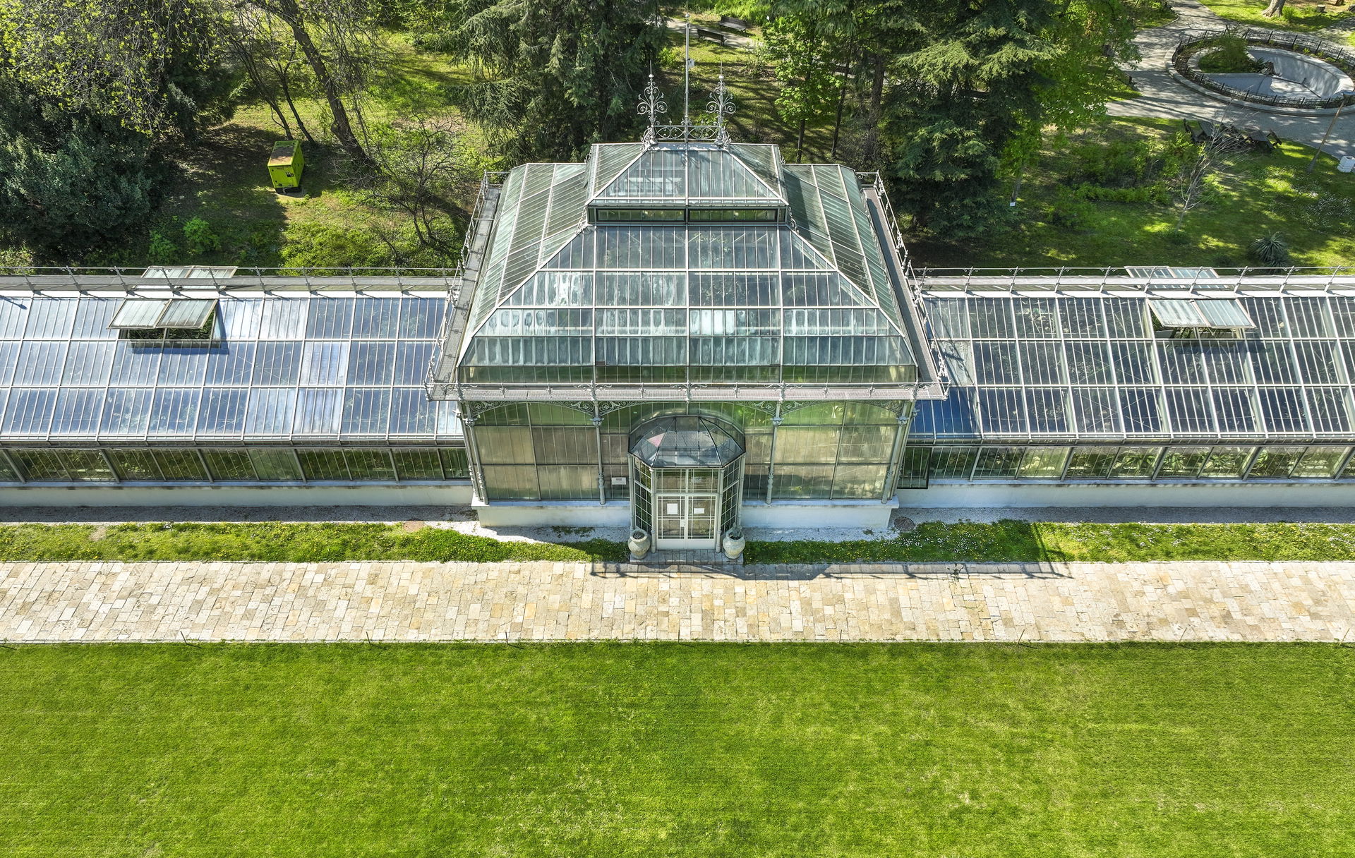Greenhouse of Jevremovac Botanical Garden, Belgrade, Serbia