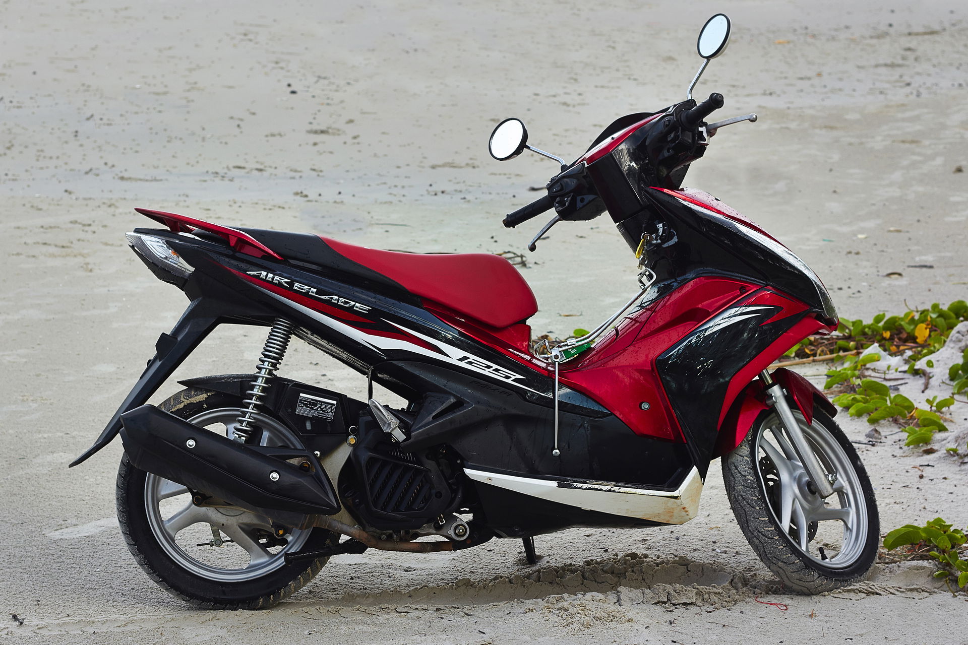 Honda Airblade 125 scooters. Cambodia, Sihanoukville.