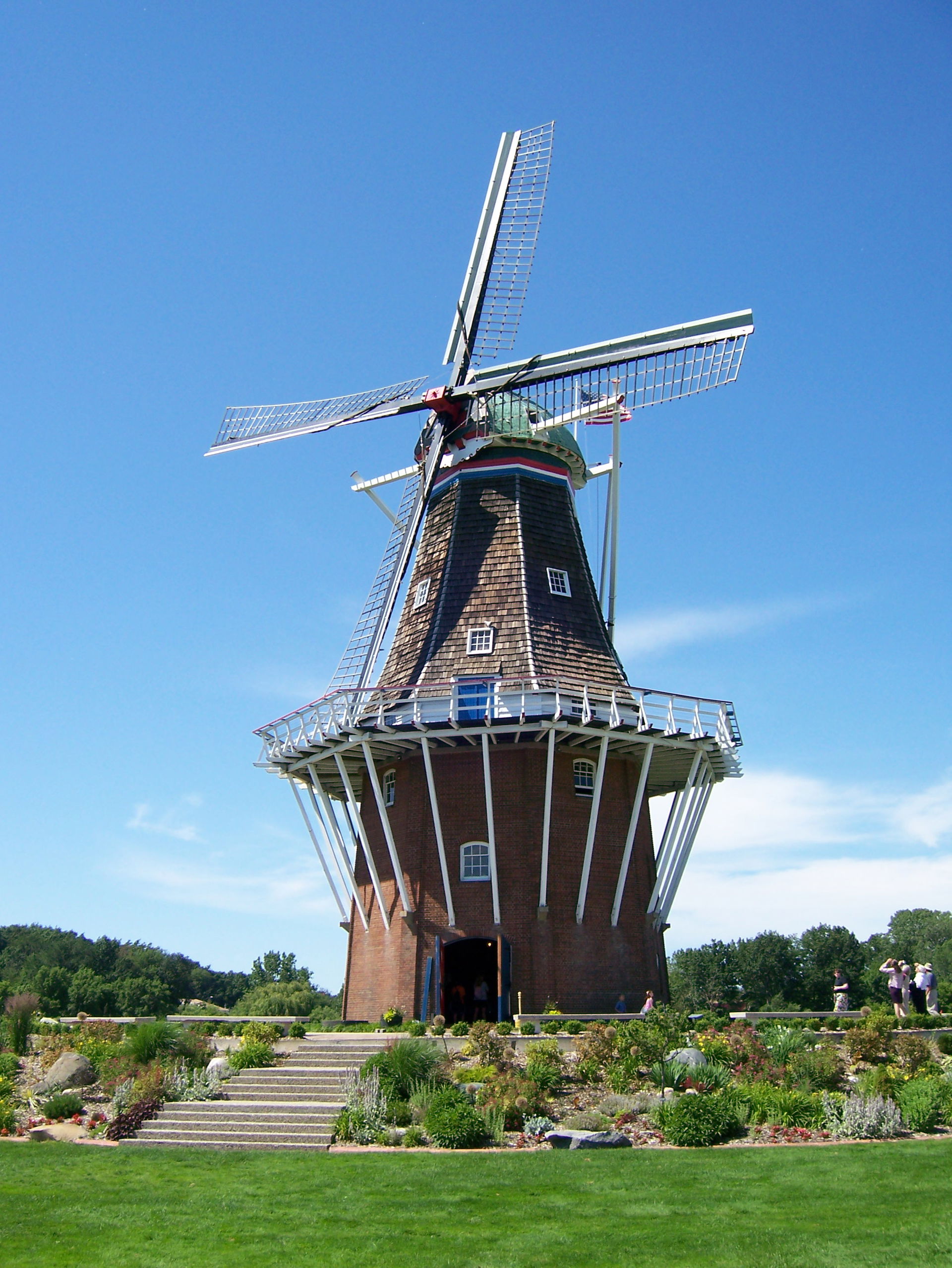 The DeZwaan Windmill in Holland, Michigan