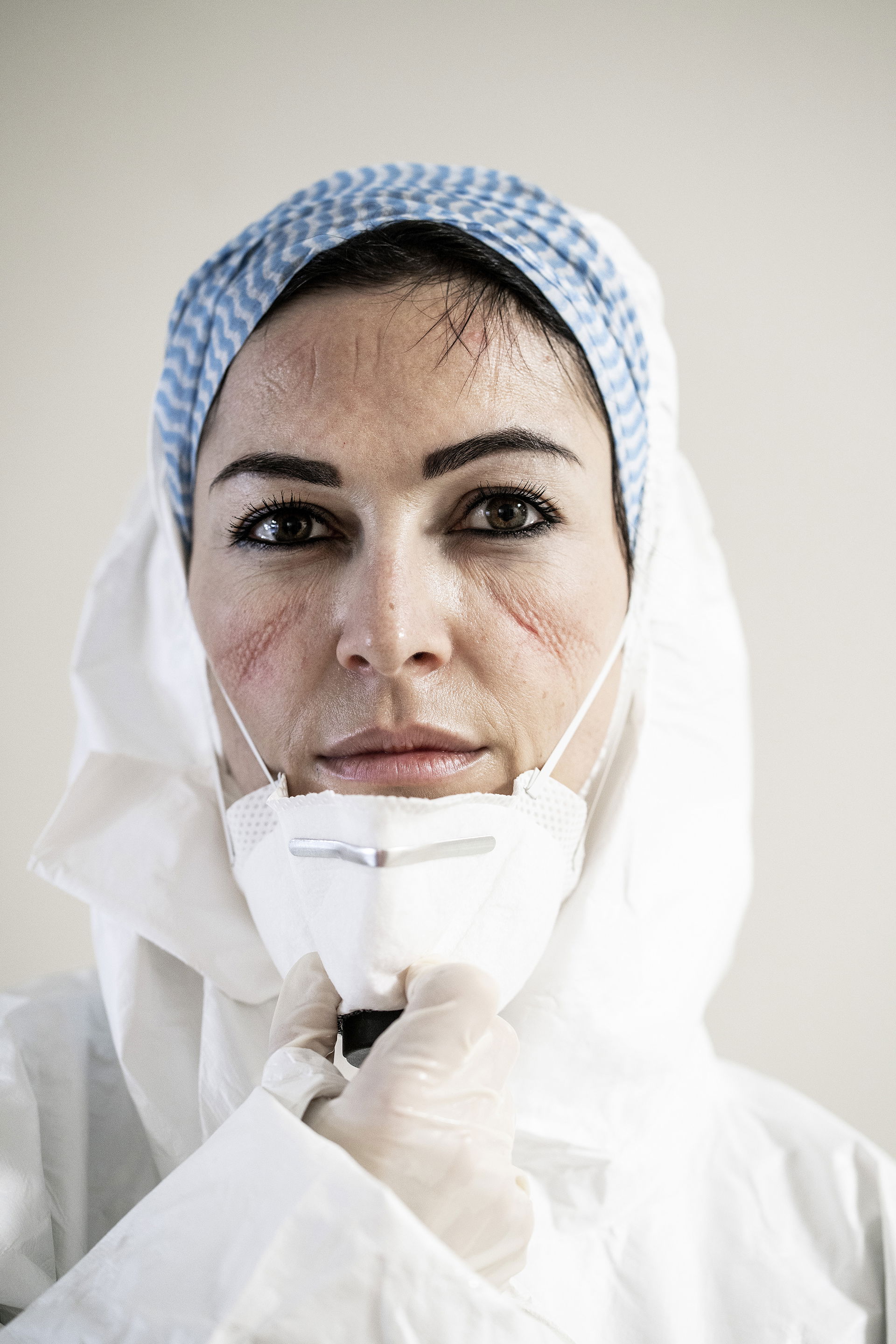 These are the doctors and nurses of the San Salvatore Hospital …
