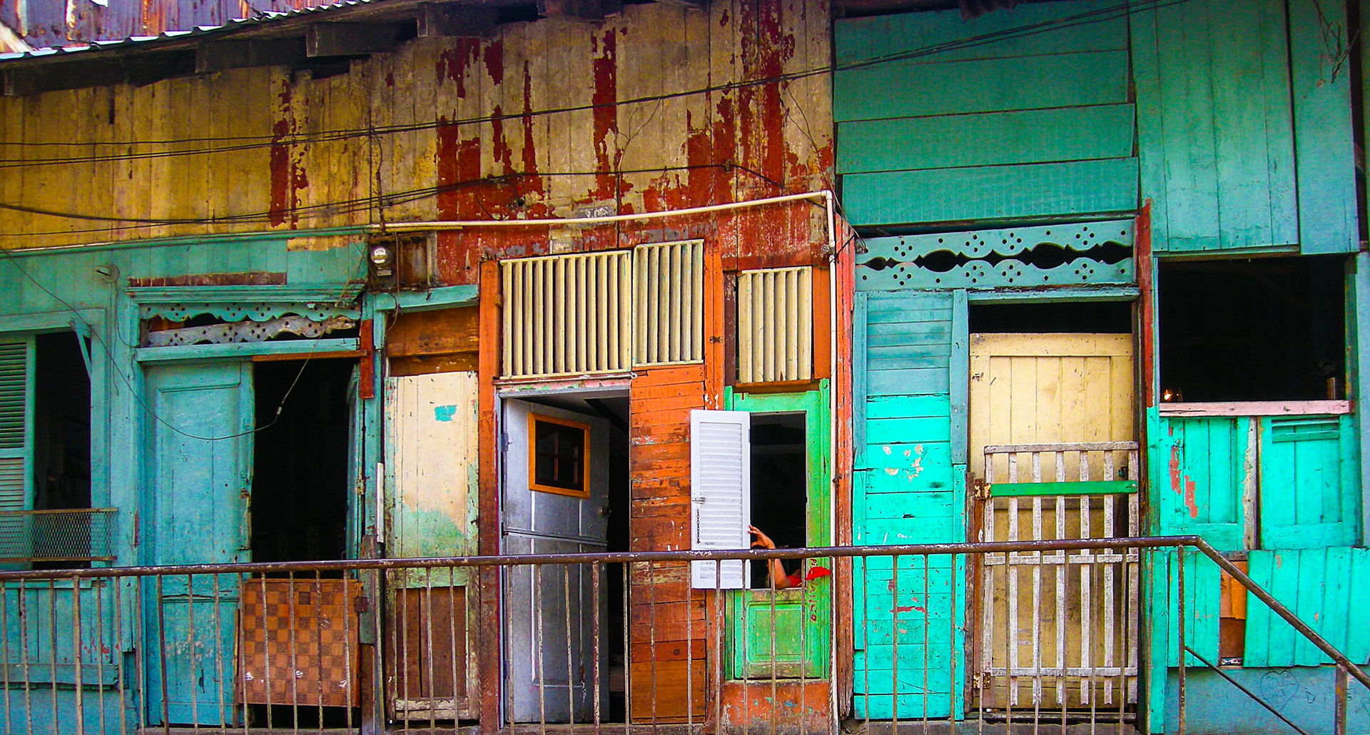 View from an alleyway in Panama City, Panama