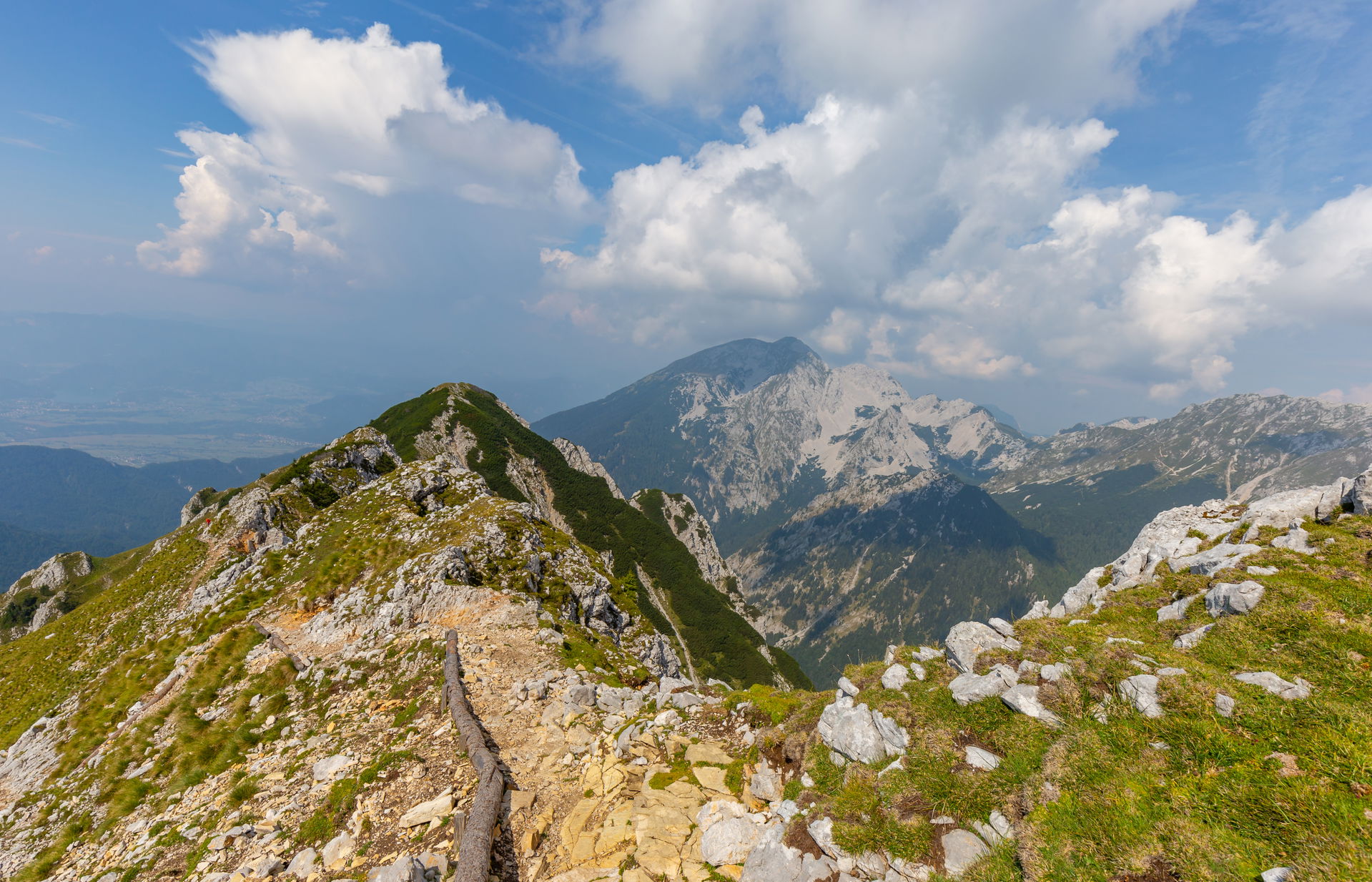Ridge of Veliki Vrh, Karawanks, Slovenia
