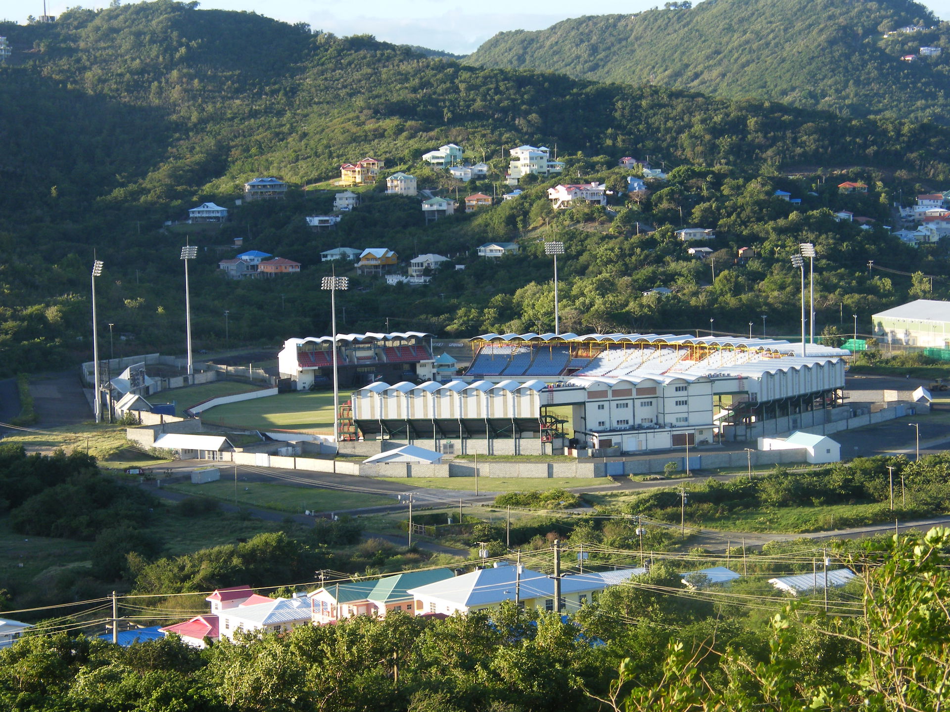 Photo of Beausejour Cricket Stadium taken from the HDC Phase 2 …