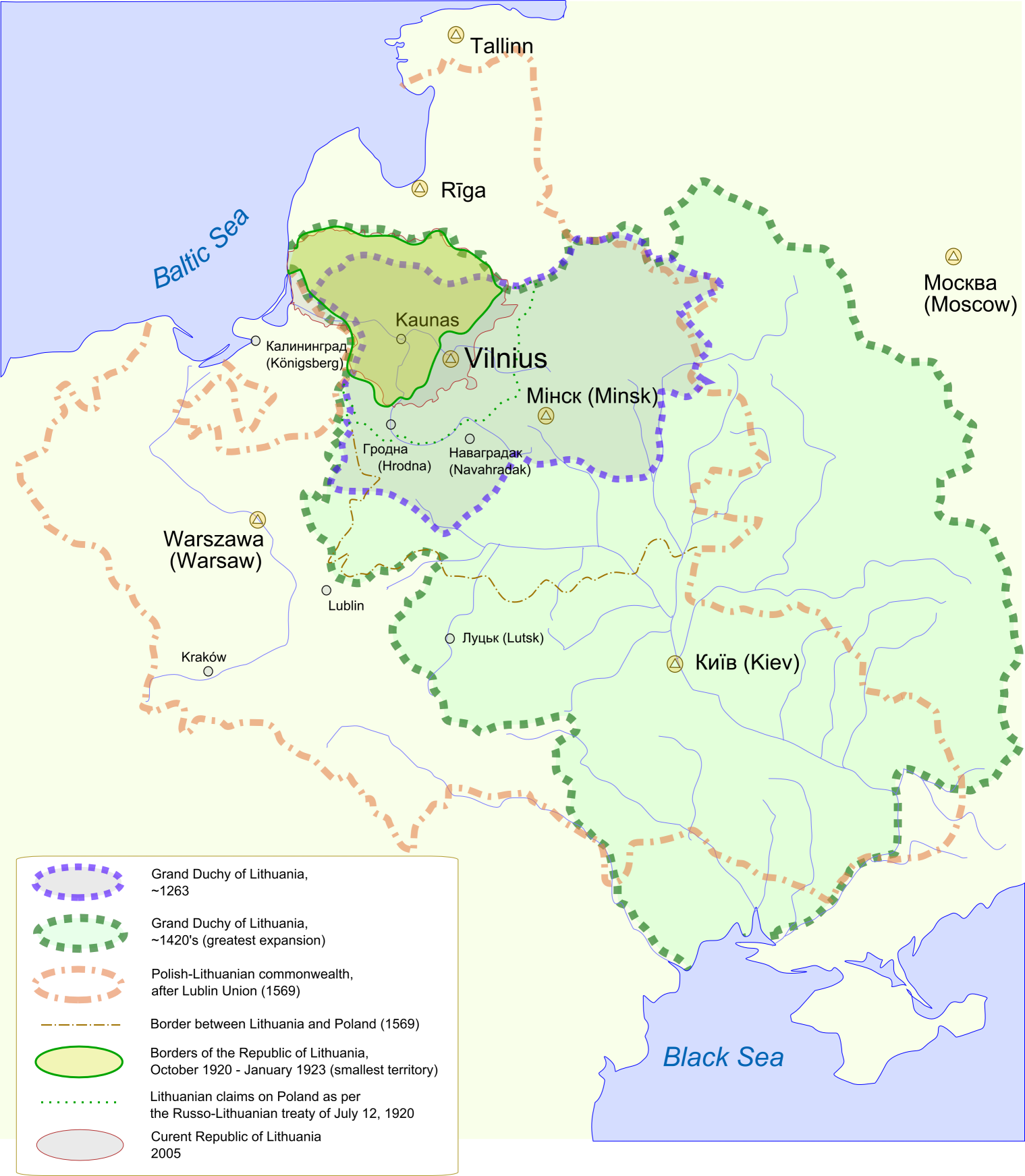 Lithuania history:
13th century (during the reign of Mindaugas)…