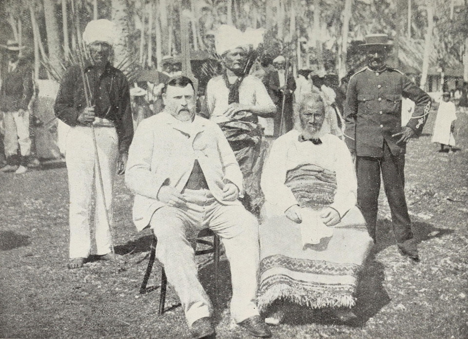 Richard Seddon and the King of Niue.